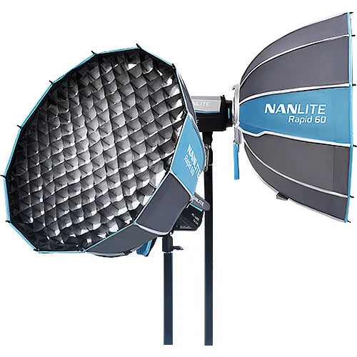 NANLITE - RAPID 60 FM PARABOLIC SOFTBOX CON GRIGLIA PER FORZA 60-150, FS60B, FC60B-120
