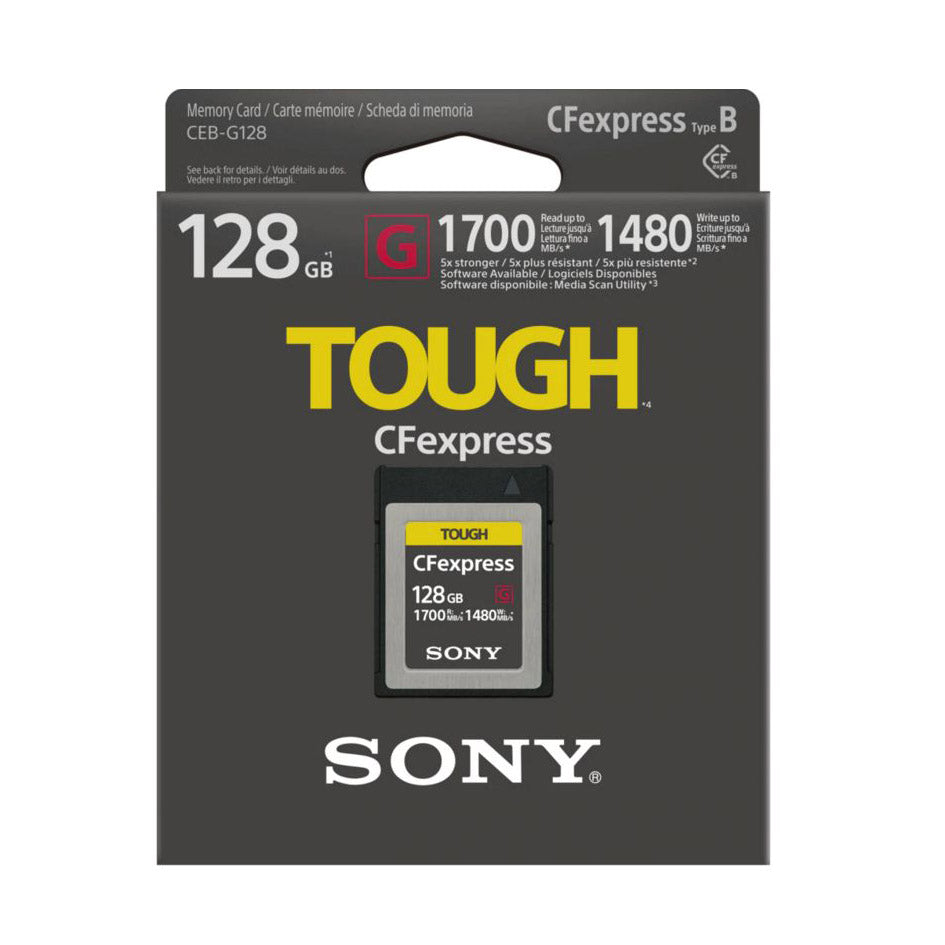 CF Express 128GB Type-B Tough G 1700MBS / 1480MBS Confezione aperta come Nuova