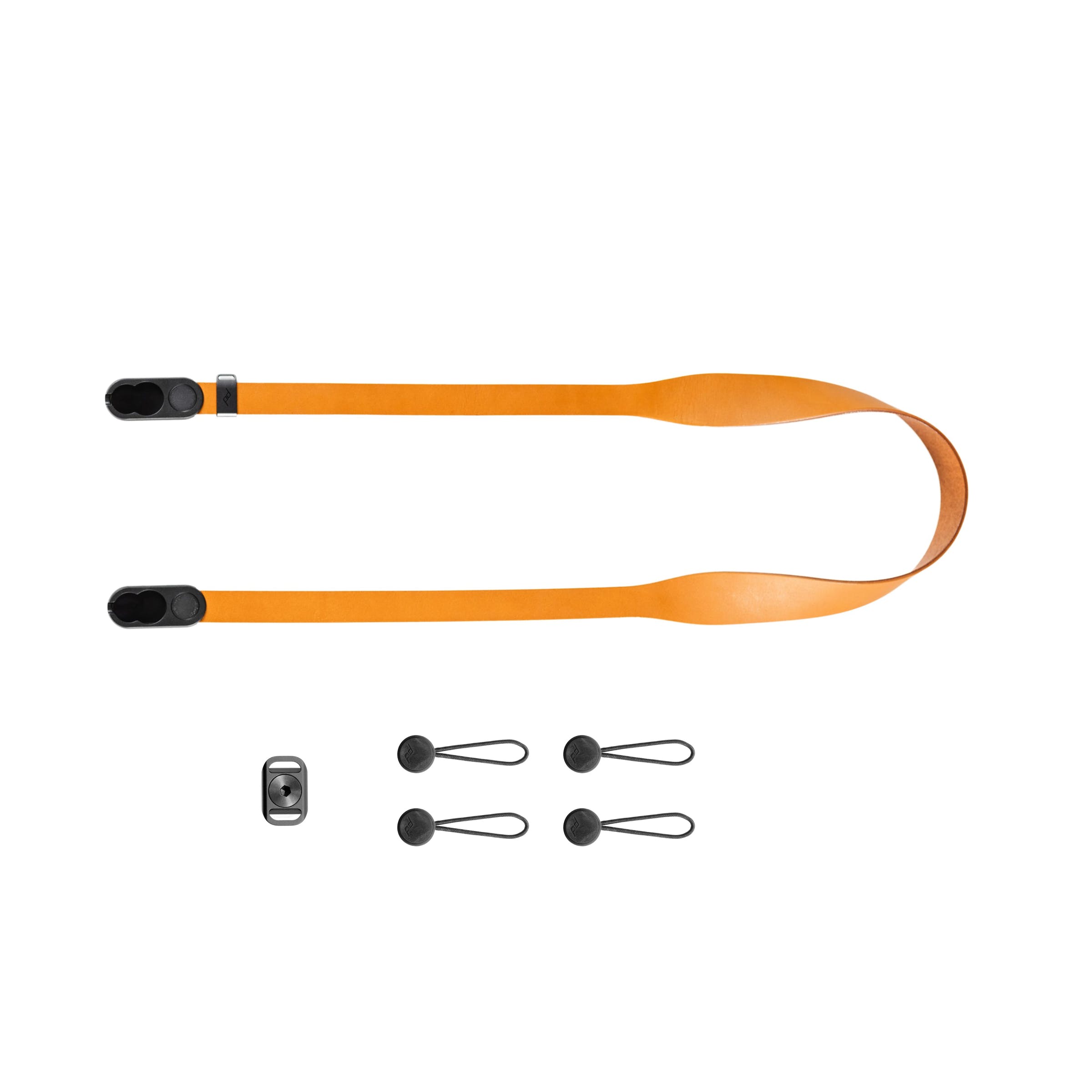 Form - Leather Pelle Camera Strap Short - Amber