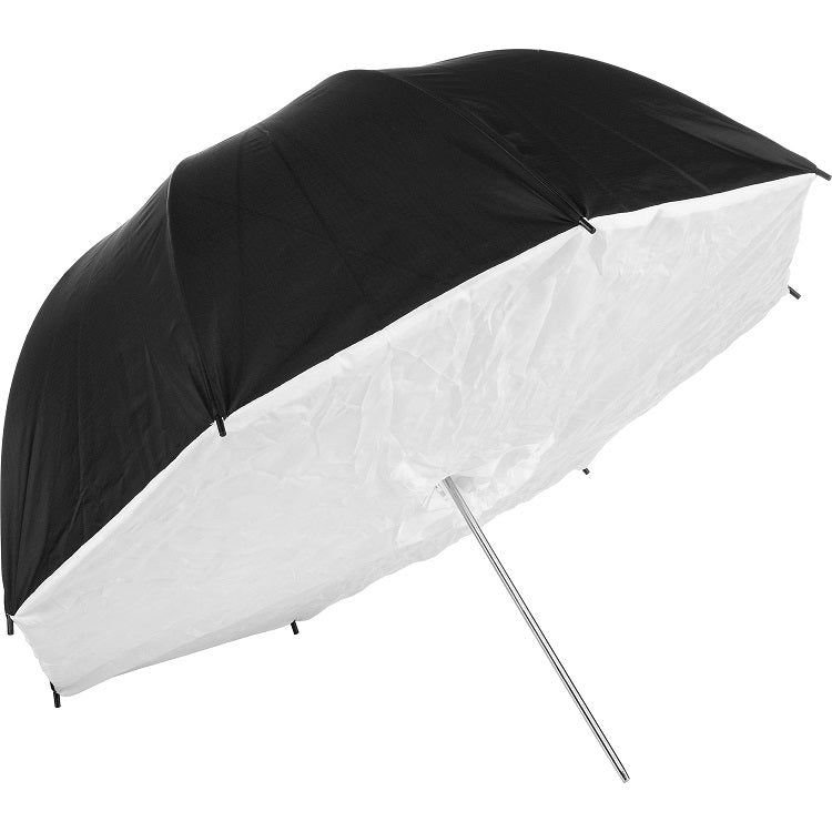 UB-010-40" Ombrello 101cm Bianco/Nero Con Diffusore