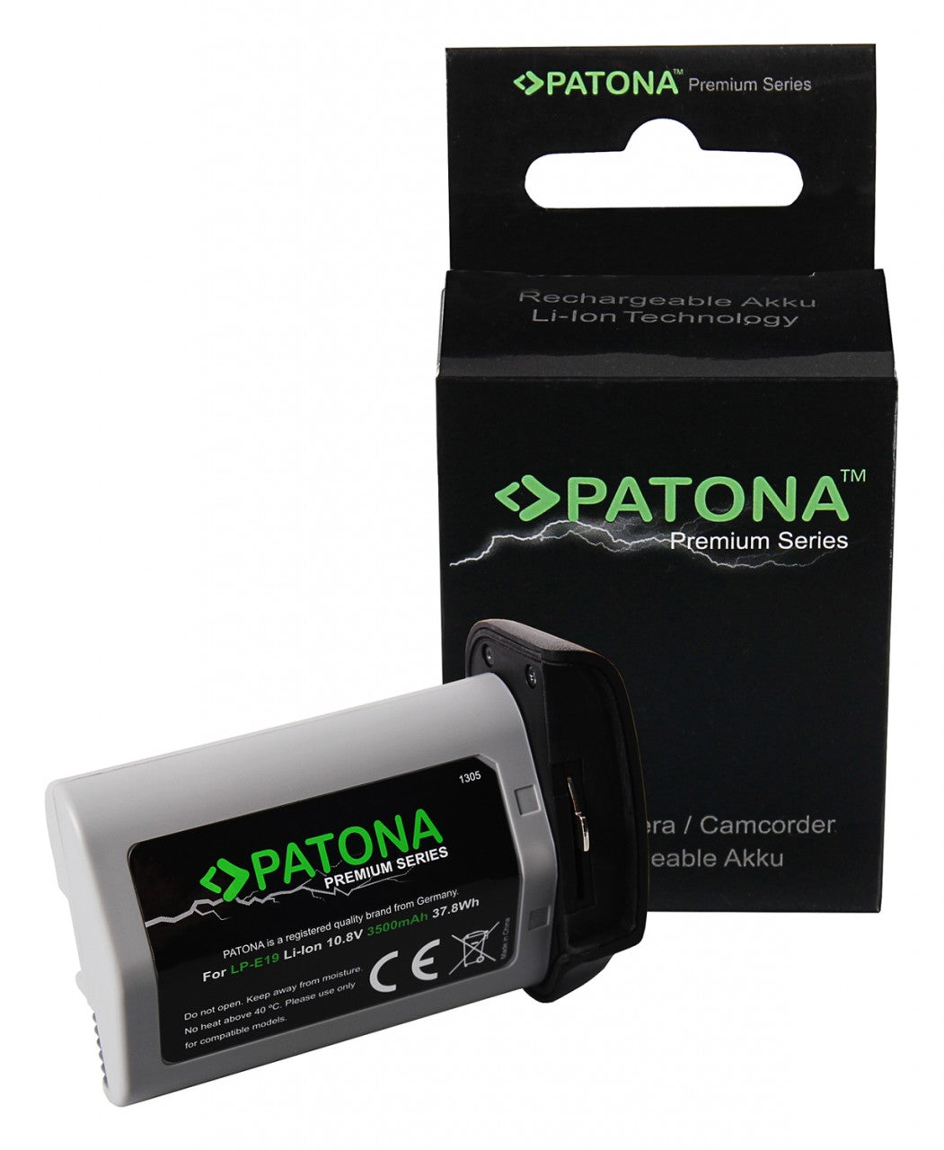 PATONA BATTERY PREMIUM CANON LP-E19 EOS-1DS MARK III EOS-1D MARK III EOS-1D MARK IV EOS-1D X LG-CELLS