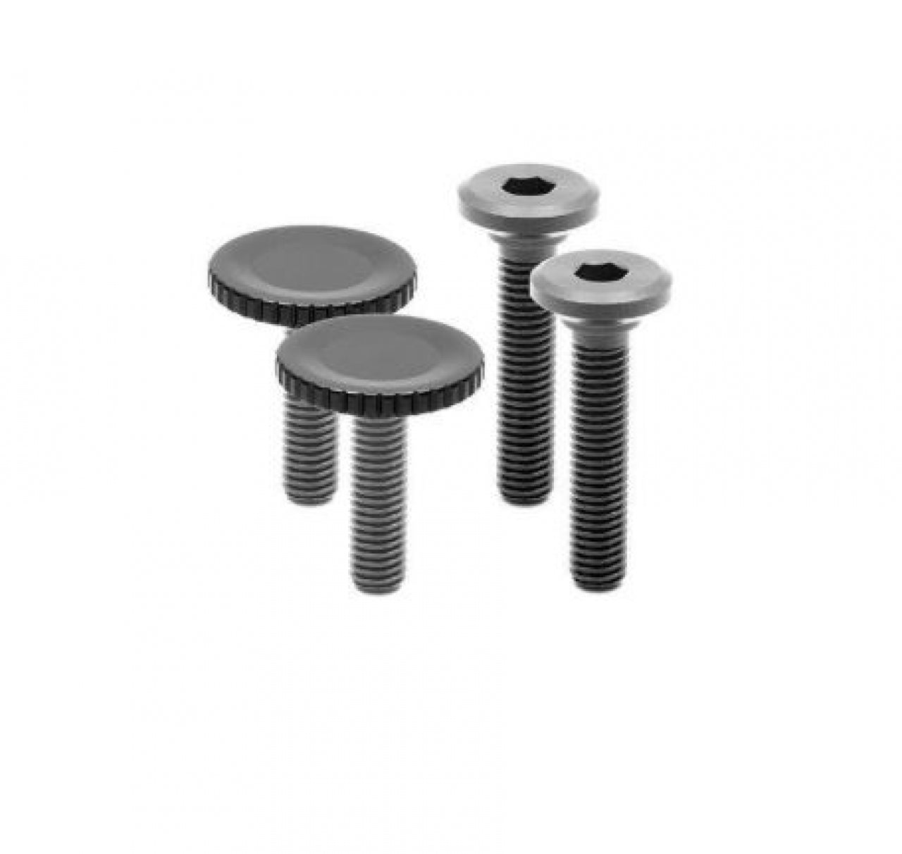 Bolt Pack Black (x2) VITI LUNGHE - NERE Replacement set of aluminum-head clamping bolts for Capture v4
