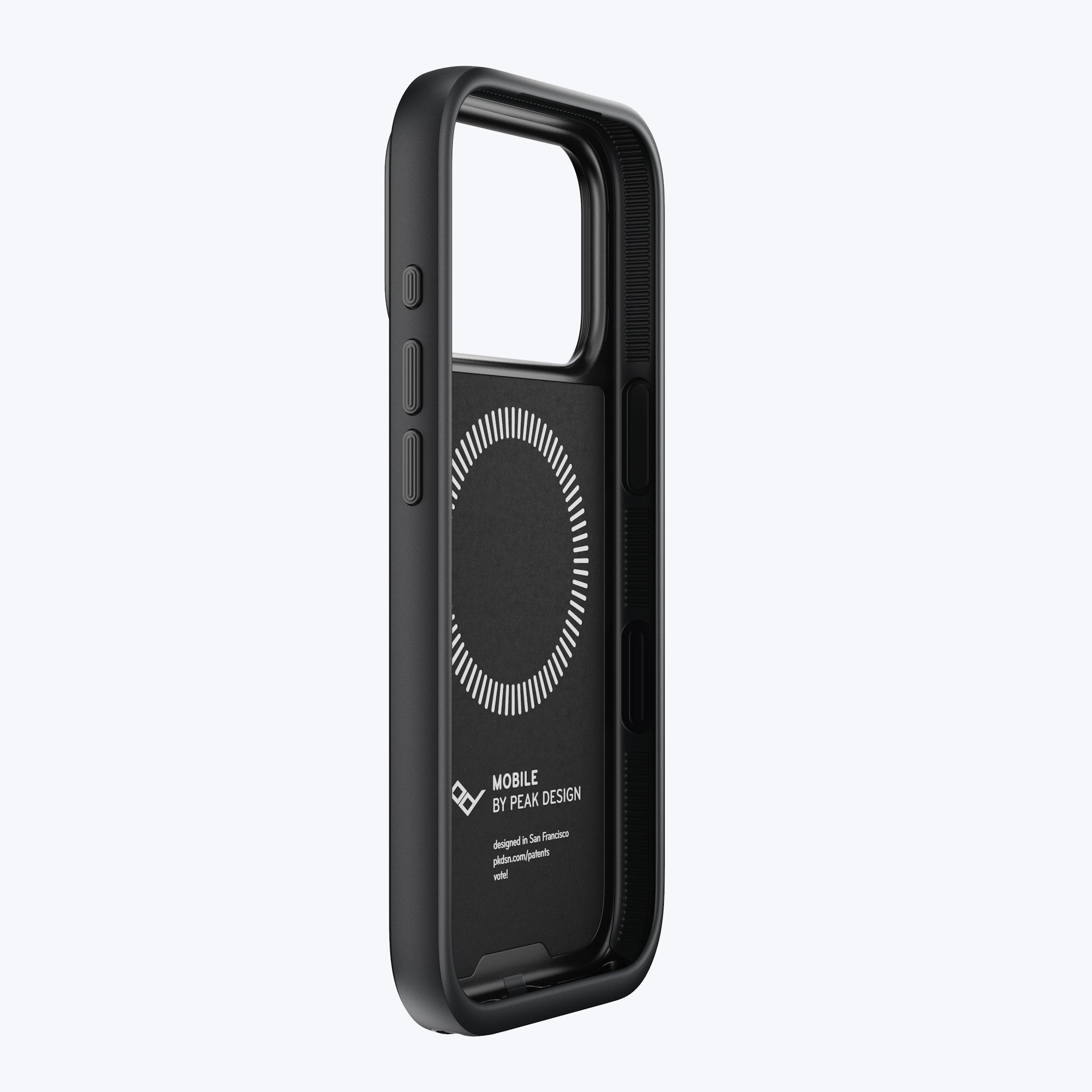 Mobile Everyday Clarino Loop Case iPhone 17 Pro Black