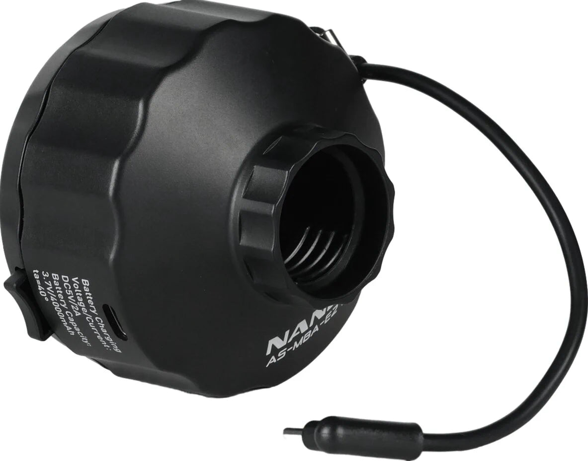 Nanlite AS-MBA-E27-BT Adattatore con Batteria 4000mAh e Base Magnetica per Pavobulb
