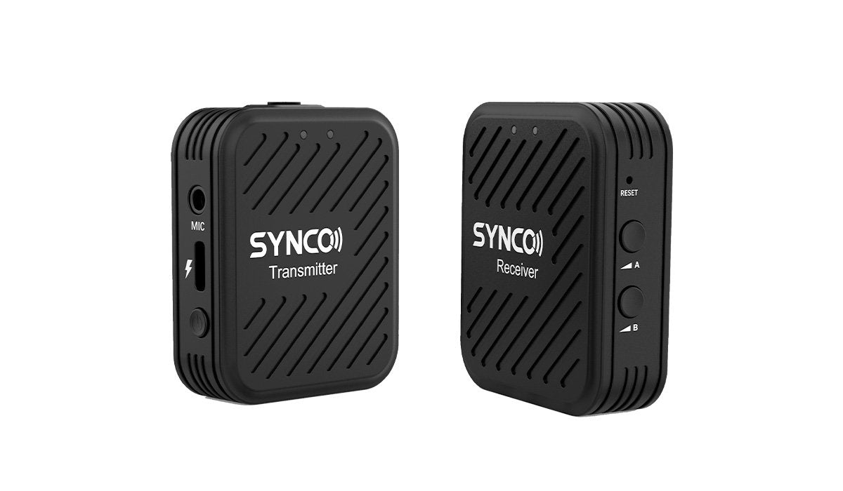 SYNCO G1 (A1) BLACK SISTEMA WIRELESS OMNIDIREZIONALE BATT. INTEGRATA CON MICROFONO INTEGRATO E LAVALIER - 1 TRASMETTITORE + 1 RICEVITORE