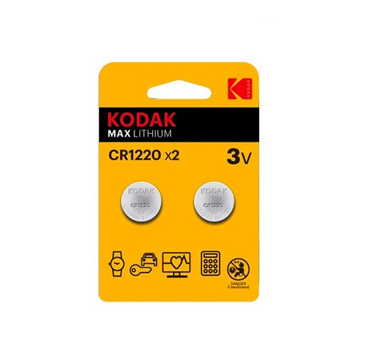 KODAK PILA 30417717 CR1220 MAX 3V 2PZ