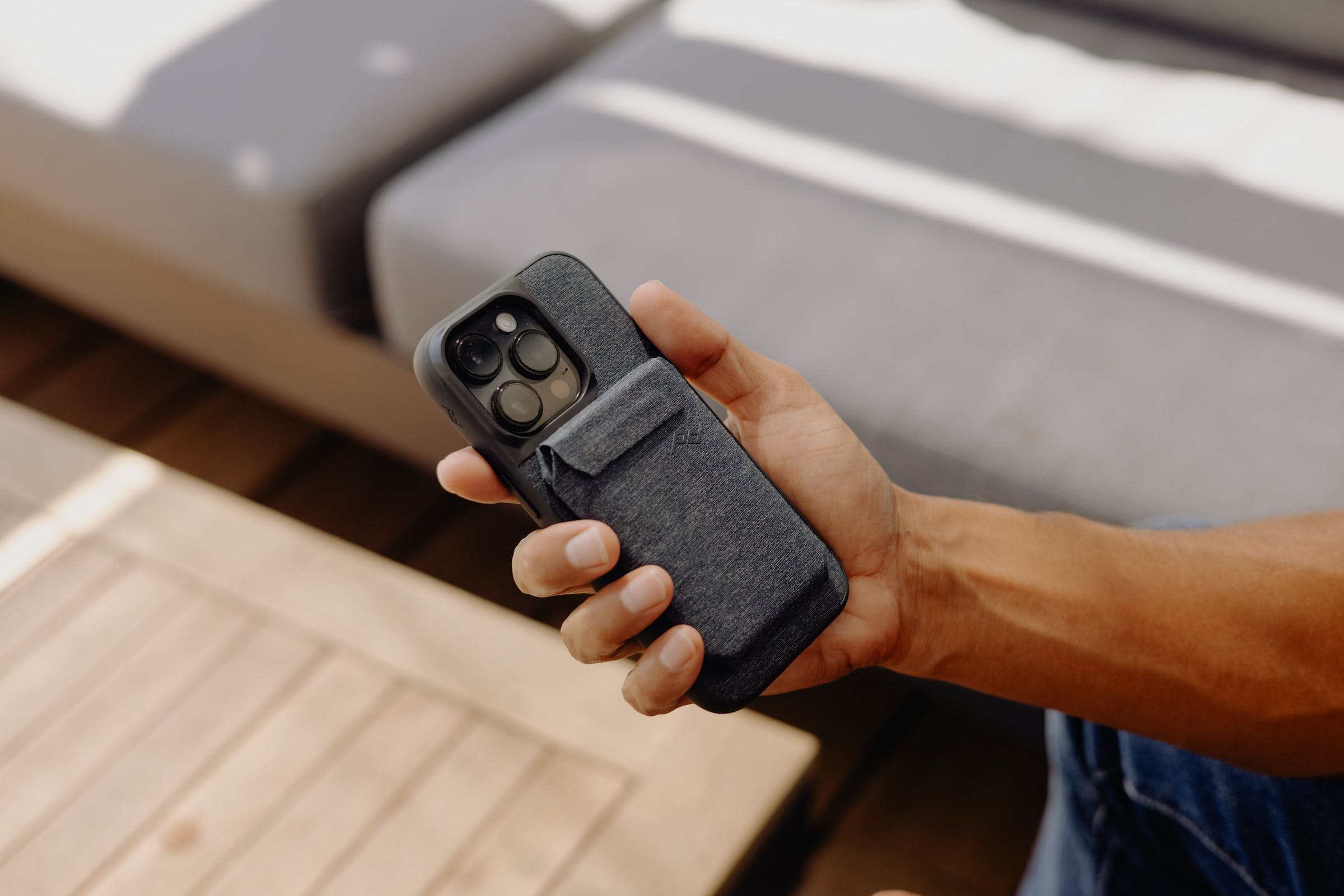 Mobile Everyday Fabric Case iPhone 15 Plus - Sun