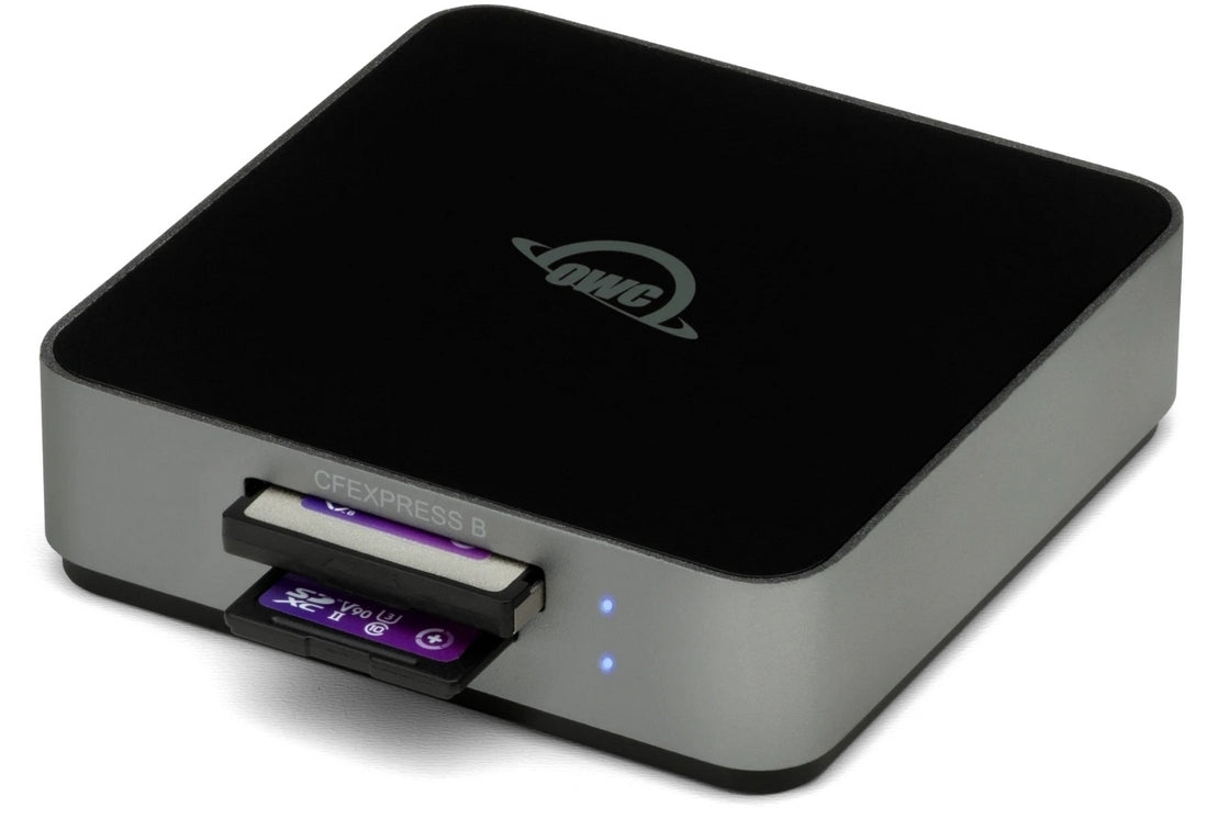 OWC TCCFXBSDRDR ATLAS DUAL CFEXPRESS + SD CARD CARD READER: USB-C DUAL-SLOT CFEXPRESS TYPE B AND SDX