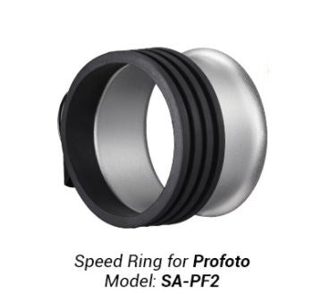 SA-PF2 Anello Adattatore Profoto per Soft Box Parabolici QR-P