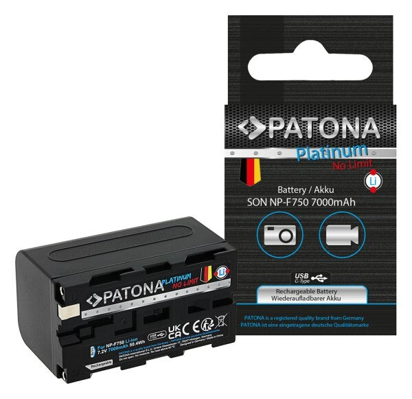 NP-F750 PLATINUM 7.2 V 4400 MAH CON PORTA USB-C
