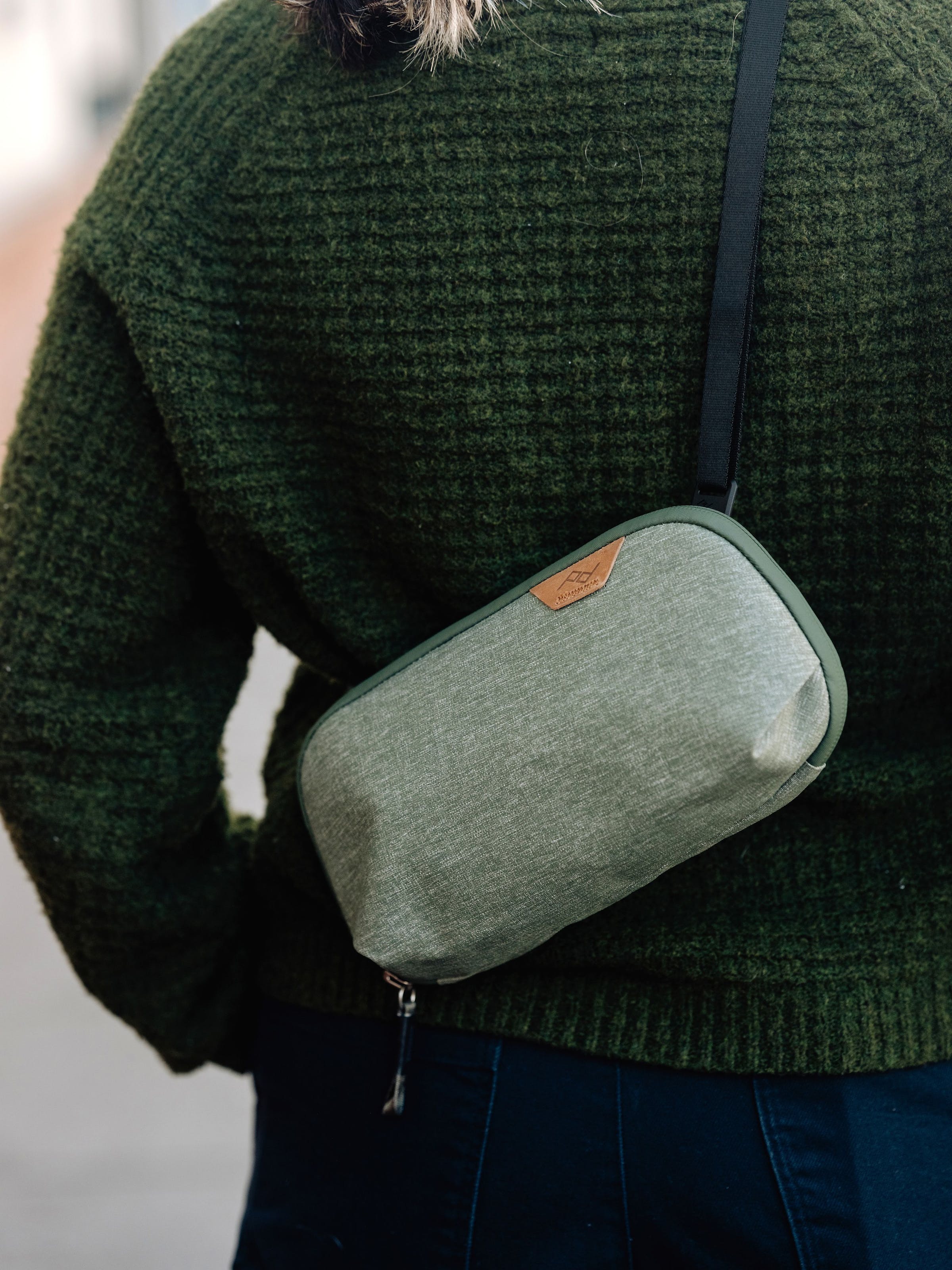 Tech Pouch Small Sage - verde Salvia Small Tech Pouch