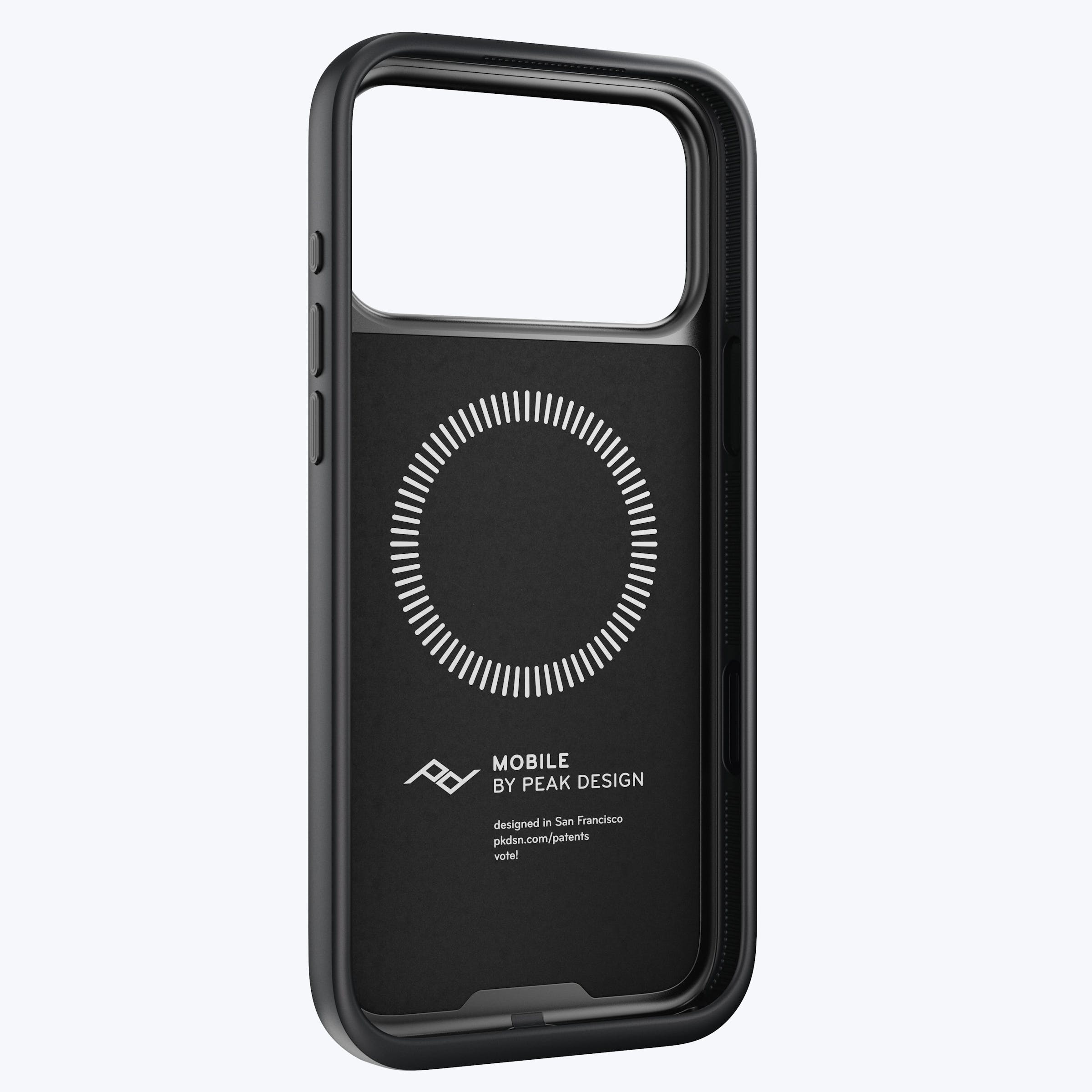 Mobile Everyday Clarino Loop Case iPhone 17 Pro Max Black