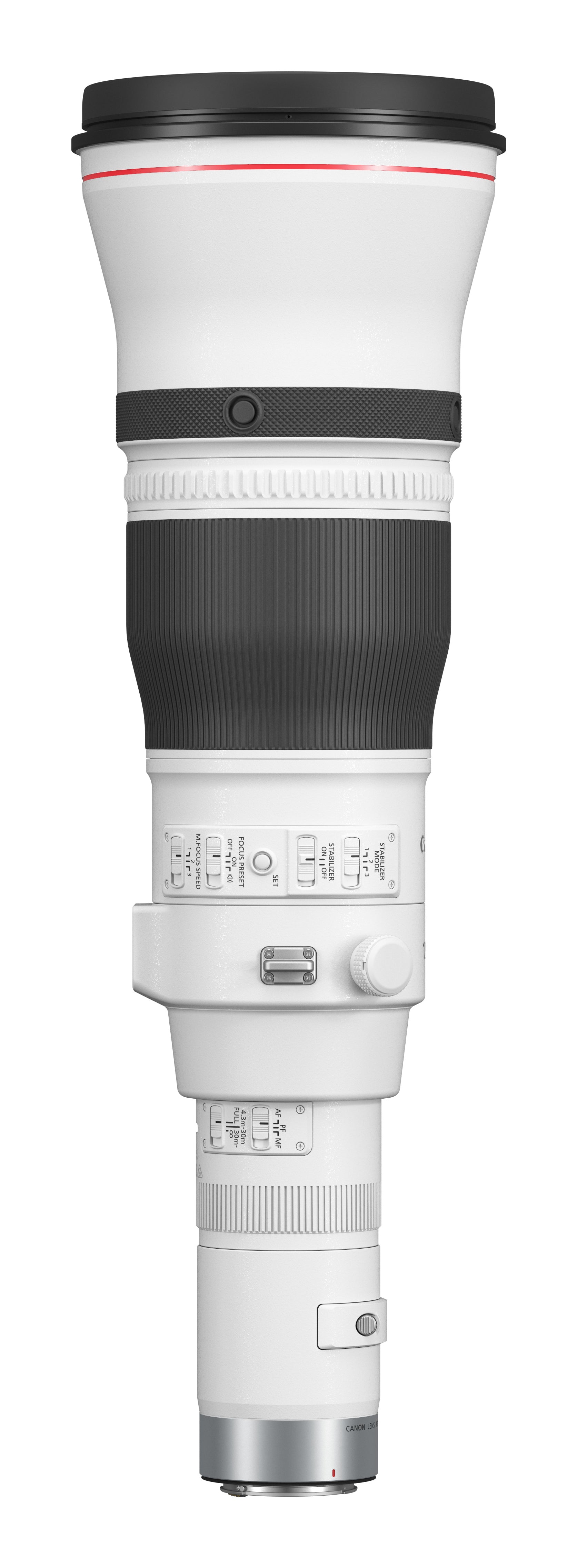 Canon RF 1200mm F8 L IS USM EU26 MILC Obiettivo super-teleobiettivo Nero, Bianco