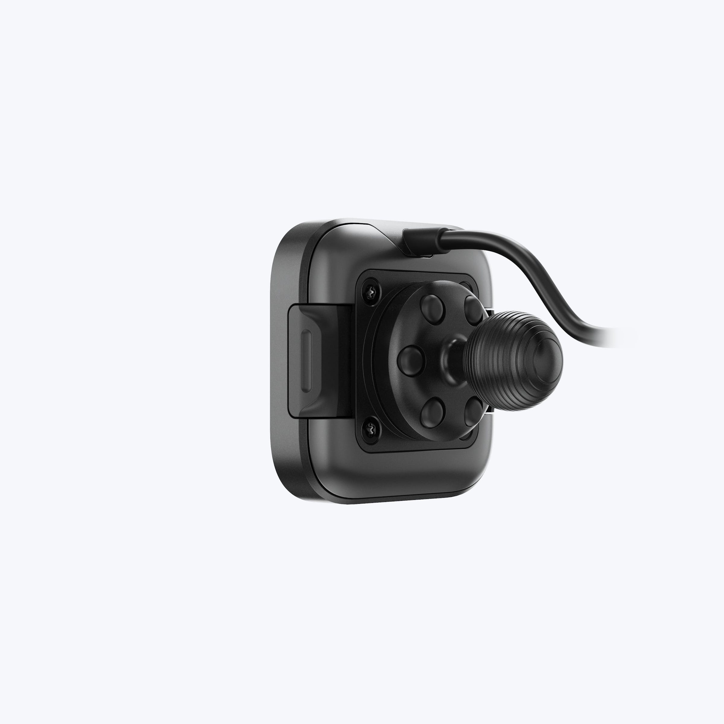 Mobile Motorcycle Mount 20mm Ball Adapter: Locking & Charging Black