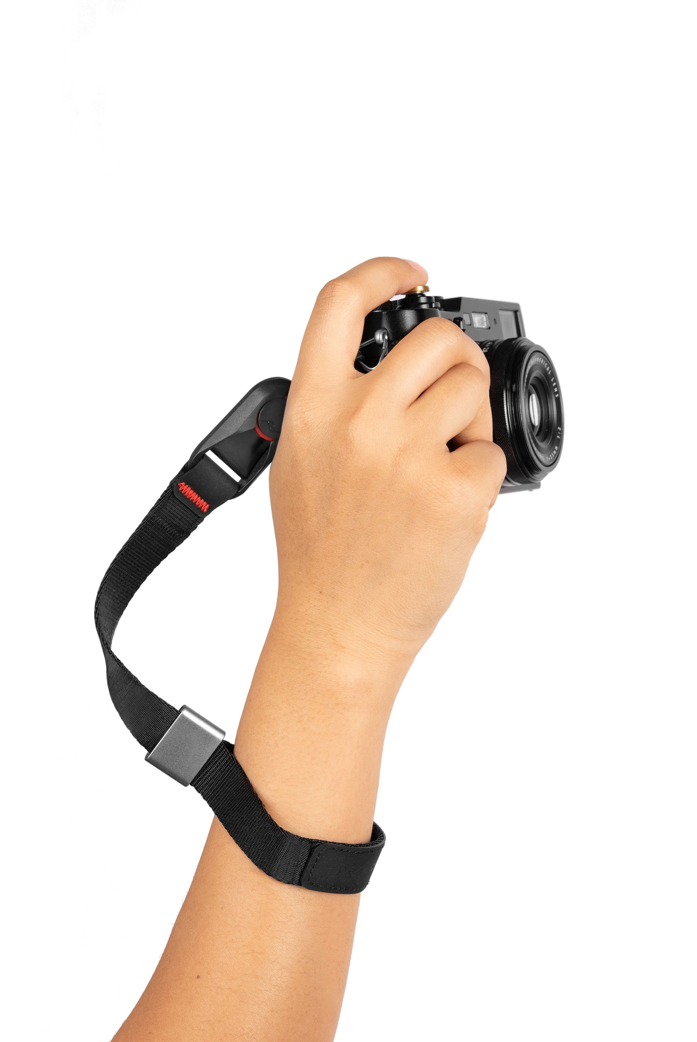 CUFF - Black - - Cinturino da polso per fotocamera ad aggancio rapido
