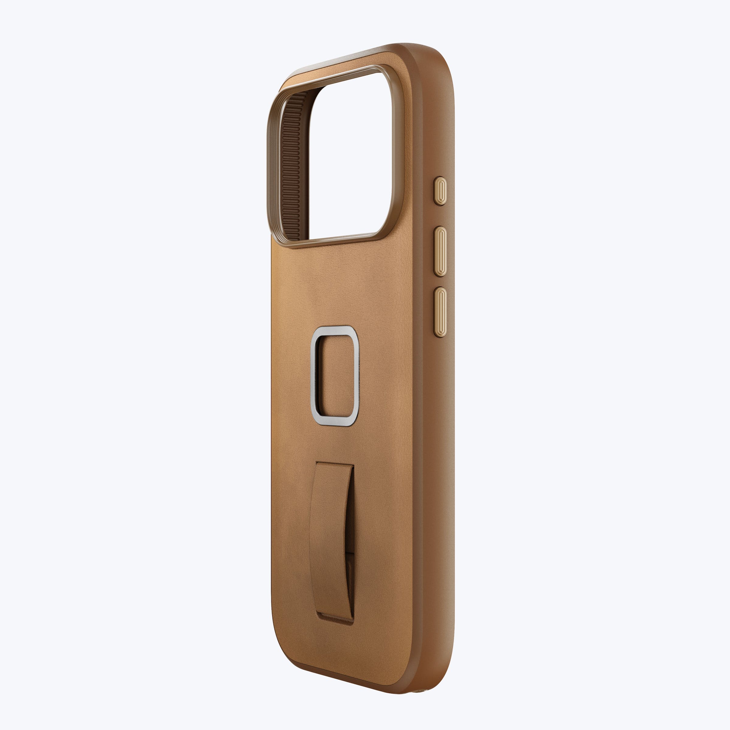 Mobile Everyday Clarino Loop Case iPhone 17 Pro Tan