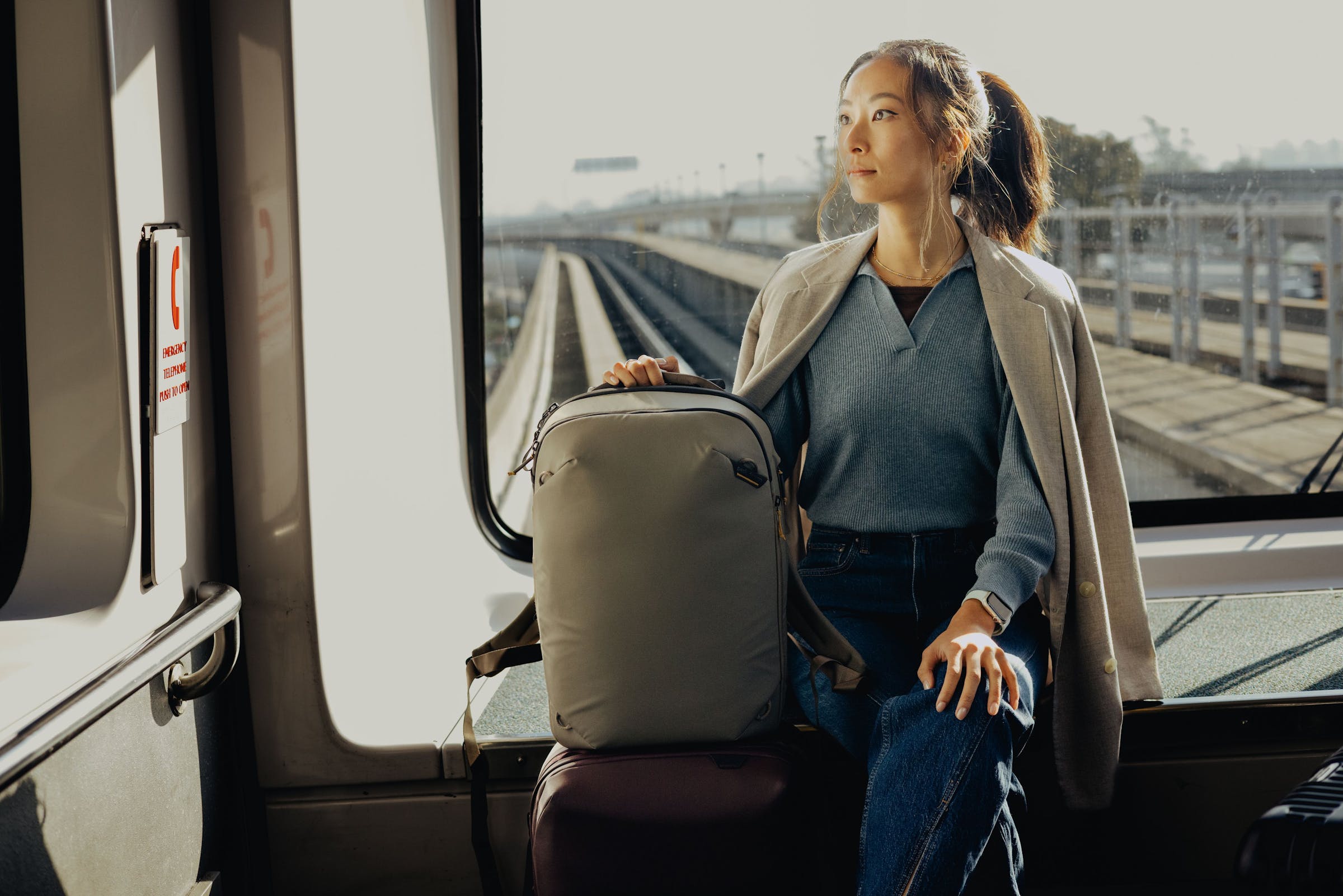Travel Backpack 20L Stone - weekend