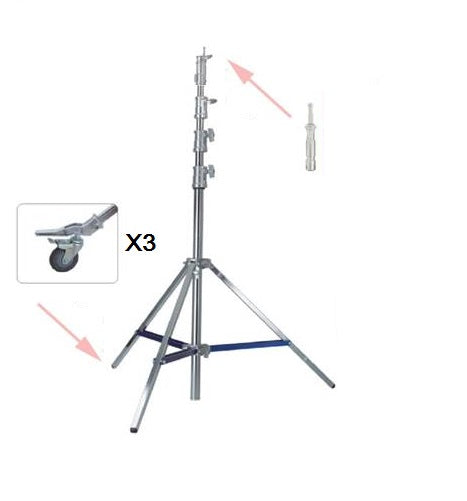 Asaki LS-8019 STATIVO CON RUOTE