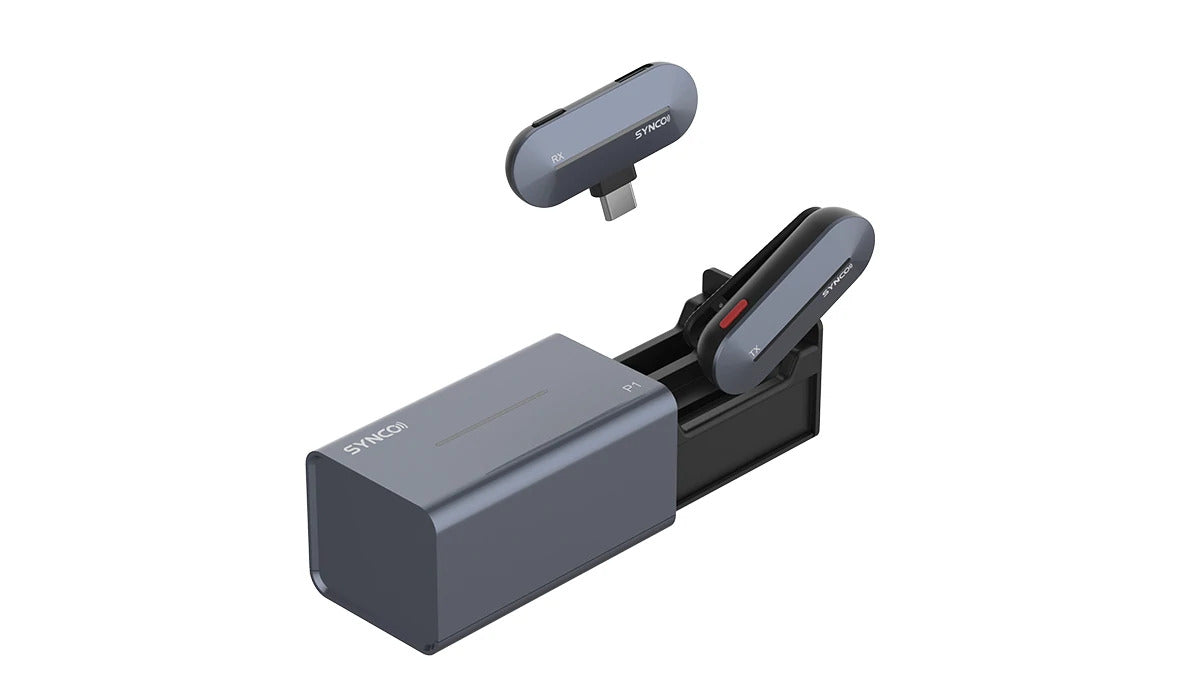 SYNCO P1T MICROFONO WIRELESS OMNIDIREZIONALE INGR. USB-C PER SMARTPHONE - 1 TRASMETTITORE