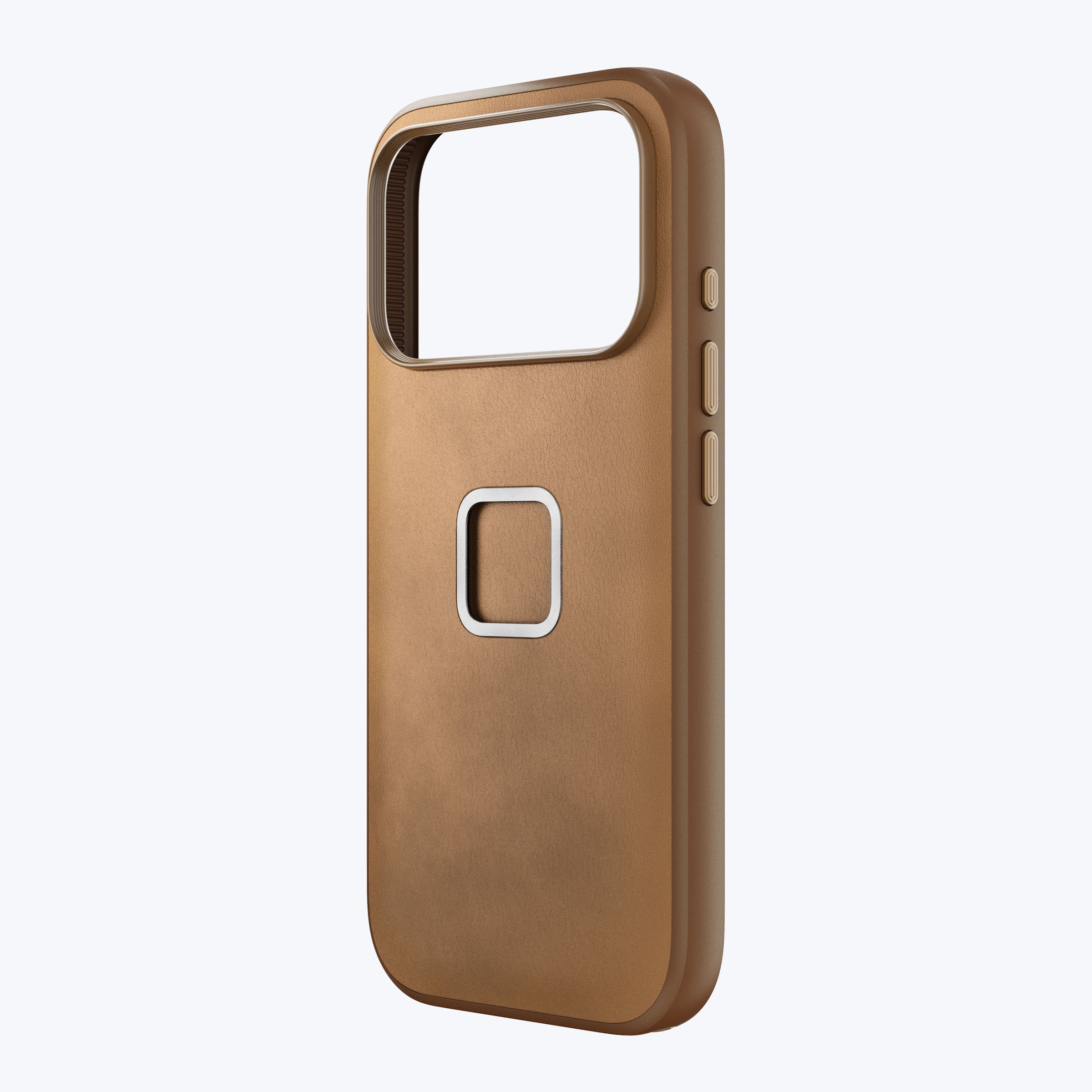 Mobile Everyday Clarino Case iPhone 17 Pro Tan
