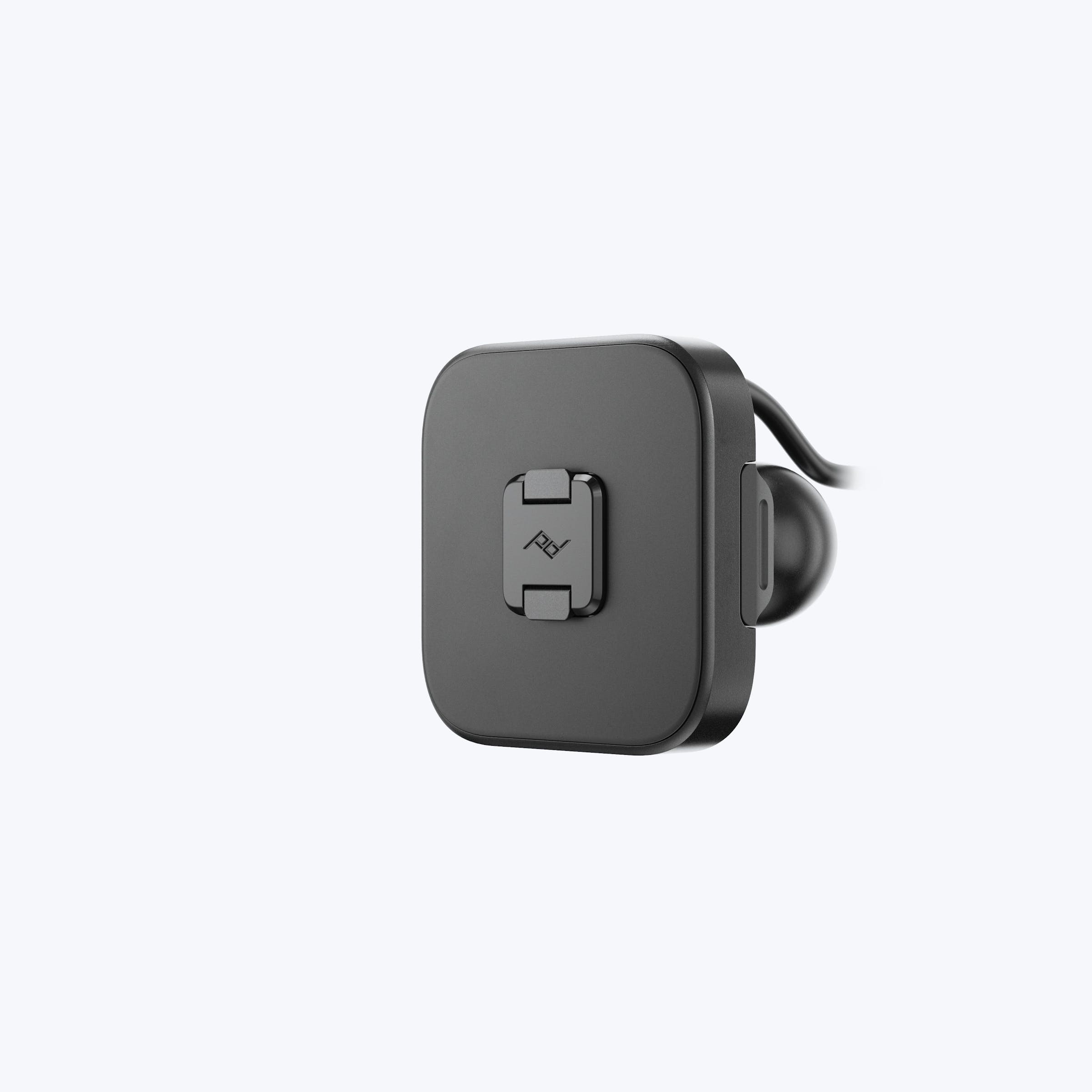 Mobile Motorcycle Mount 1" Ball Adapter: Locking & Charging Black