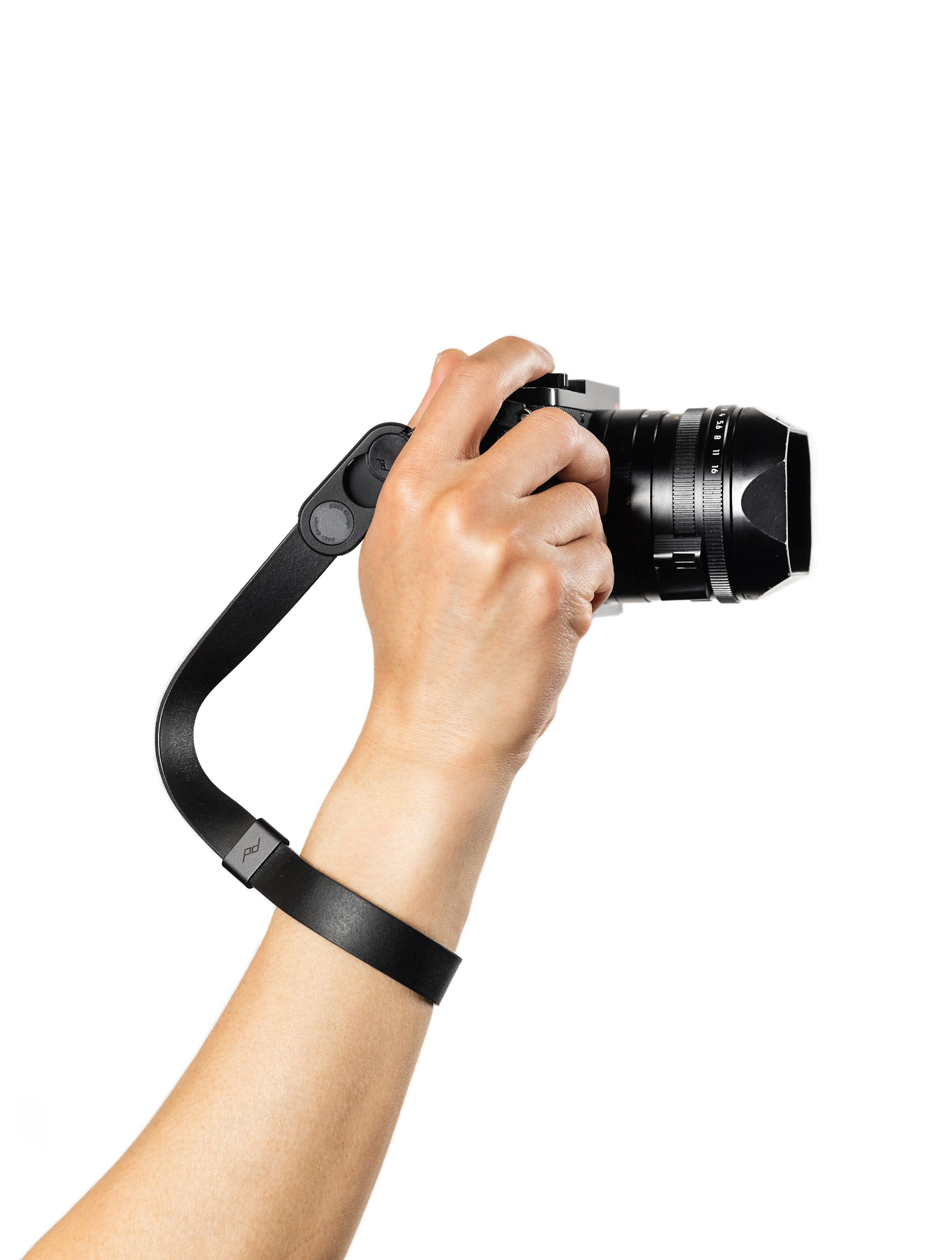 Cuff in Pelle nera - Black