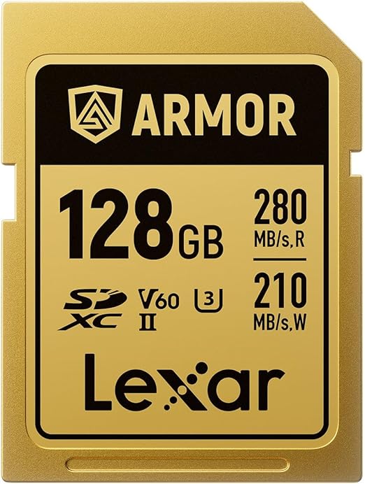LEXAR Pro Gold Series Armor UHS-II 128GB