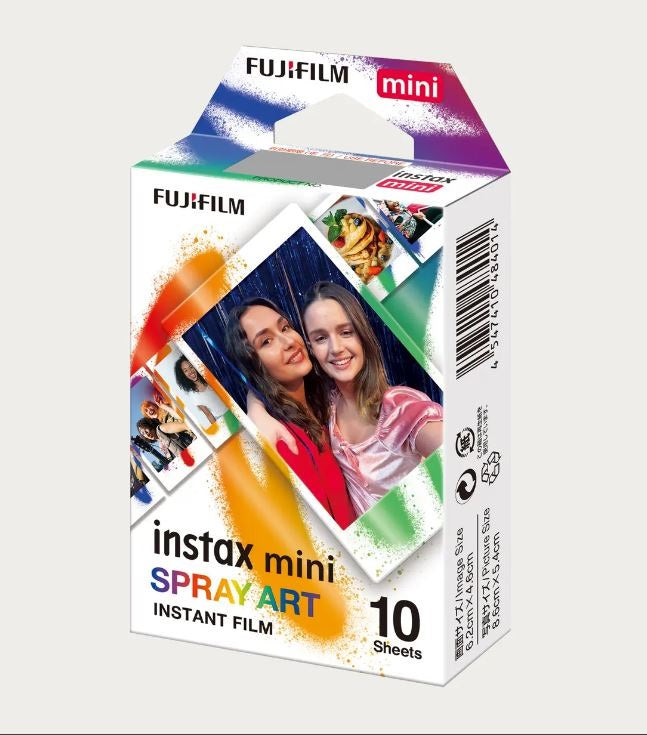 FUJI INSTAX MINI 10 SINGLE FILM SPRAY ART