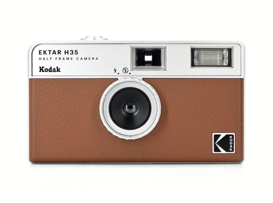 KODAK EKTAR H35 HALF FRAME FILM CAMERA BROWN ANALOGICA