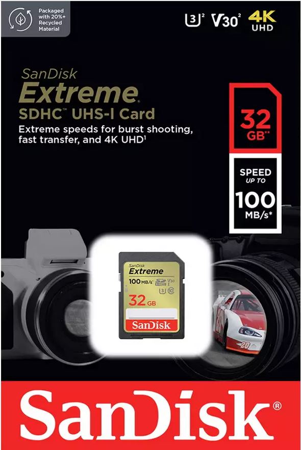 EXTREME 32 GB SDXC UHS-I CLASSE 10
