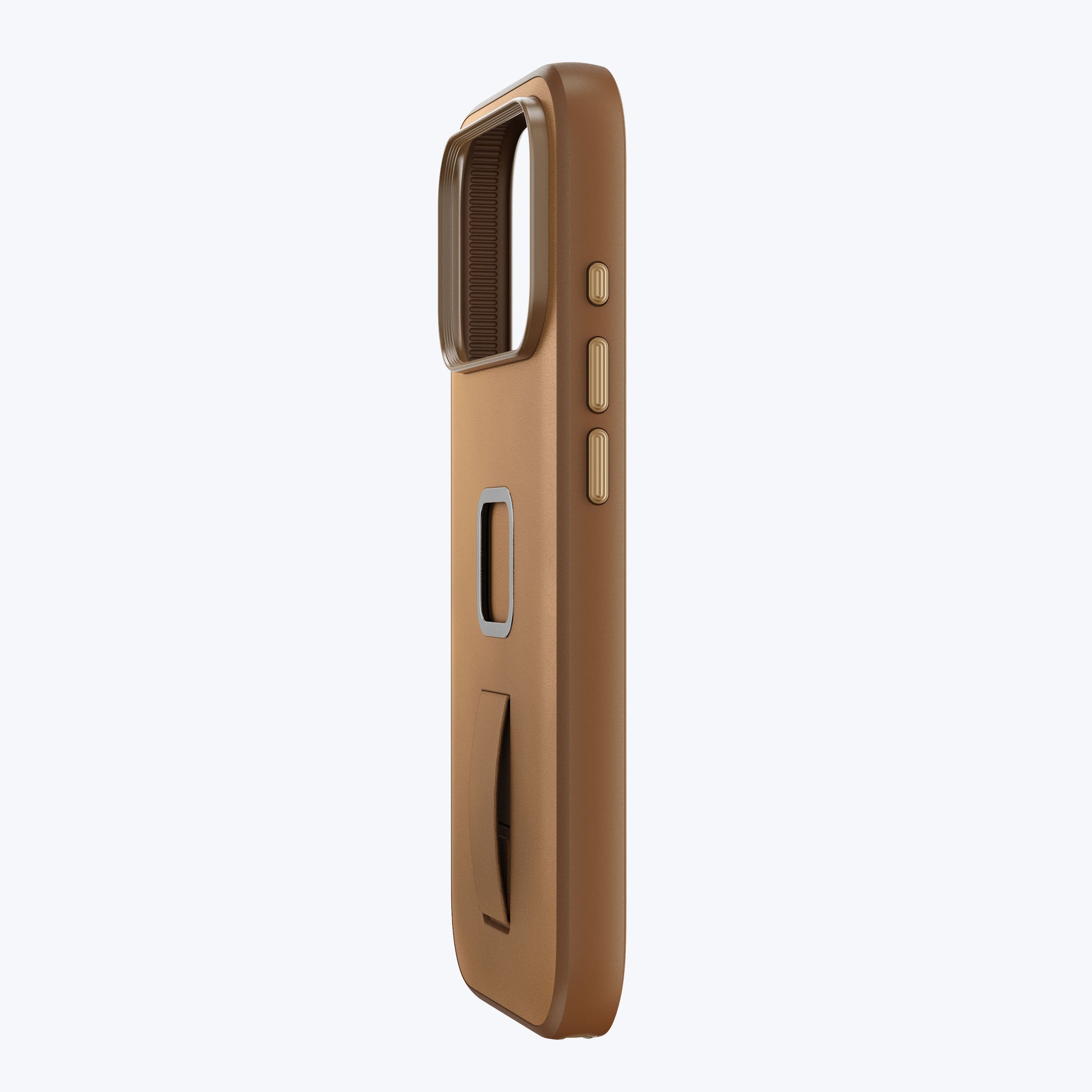 Mobile Everyday Clarino Loop Case iPhone 17 Pro Tan