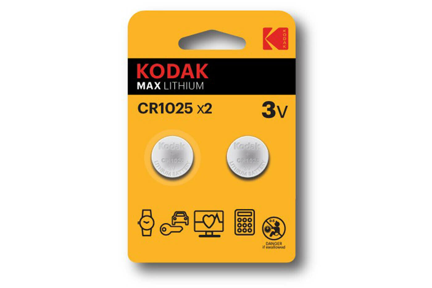 KODAK PILA 30417724 CR1025 MAX 3V 2PZ