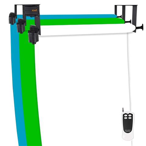 STUDIOKING BACKGROUND SYSTEM ELECTRIC B-3WE FOR 3 ROLLS DA 275CM