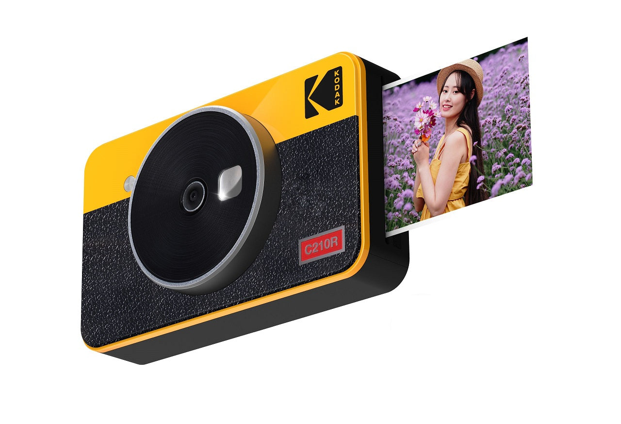 KODAK INSTANT CAM MINI SHOT 2 RETRO PRINTER 5,3X8,64 4PASS +8 SCATTI