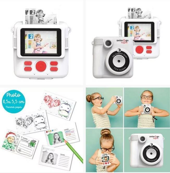 SWISS-GO KIDYCAM CAMERA TERMICA INSTANTANEA IN BIANCO E NERO