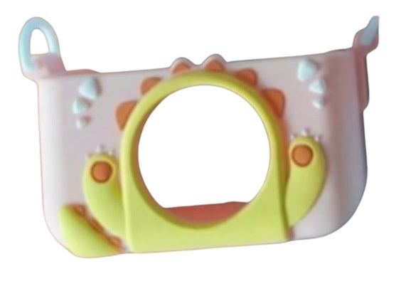 ASAKY KIDS BUBBLE COVER IN SILICONE PINK LEONE PER PHOTO CAMERA BLS-X200