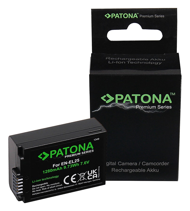 1349 Batteria per fotocamera/videocamera Ioni di Litio 1280 mAh