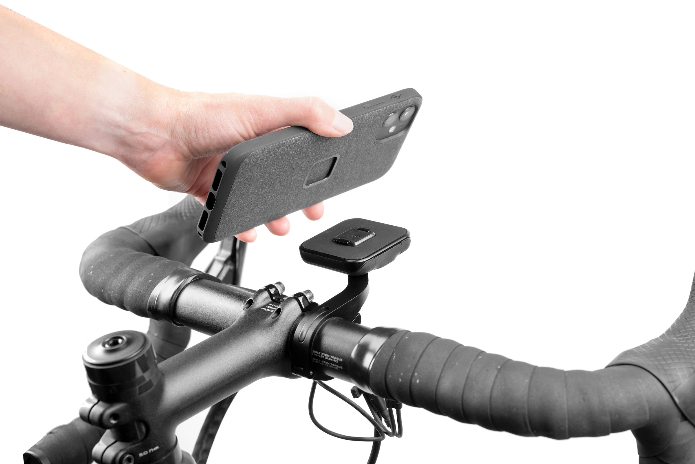 Mobile - BICI Ancoraggio Manubrio - Black *Riduttori diametro all'interno / con Antivibrazione