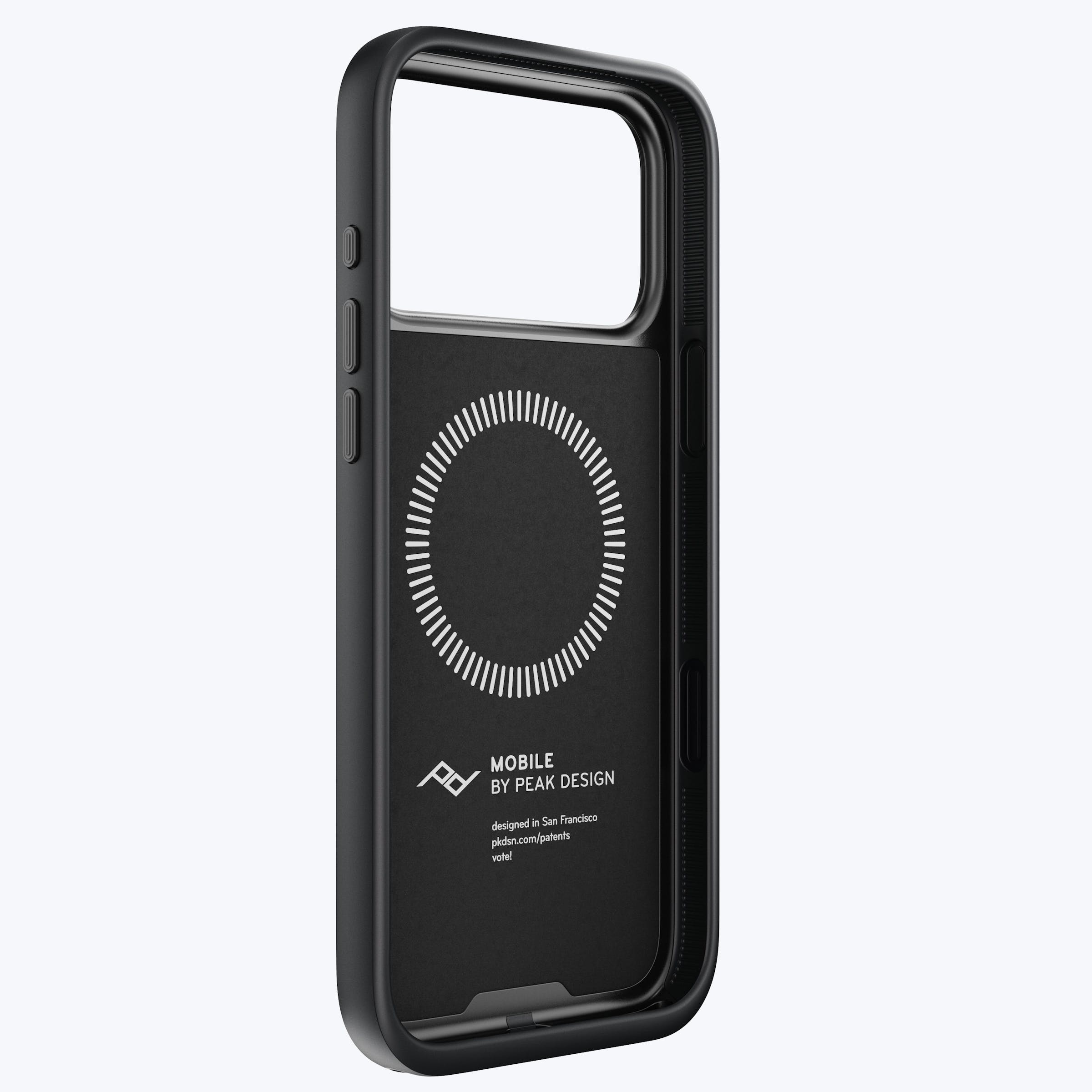 Mobile Everyday Clarino Loop Case iPhone 17 Pro Max Black