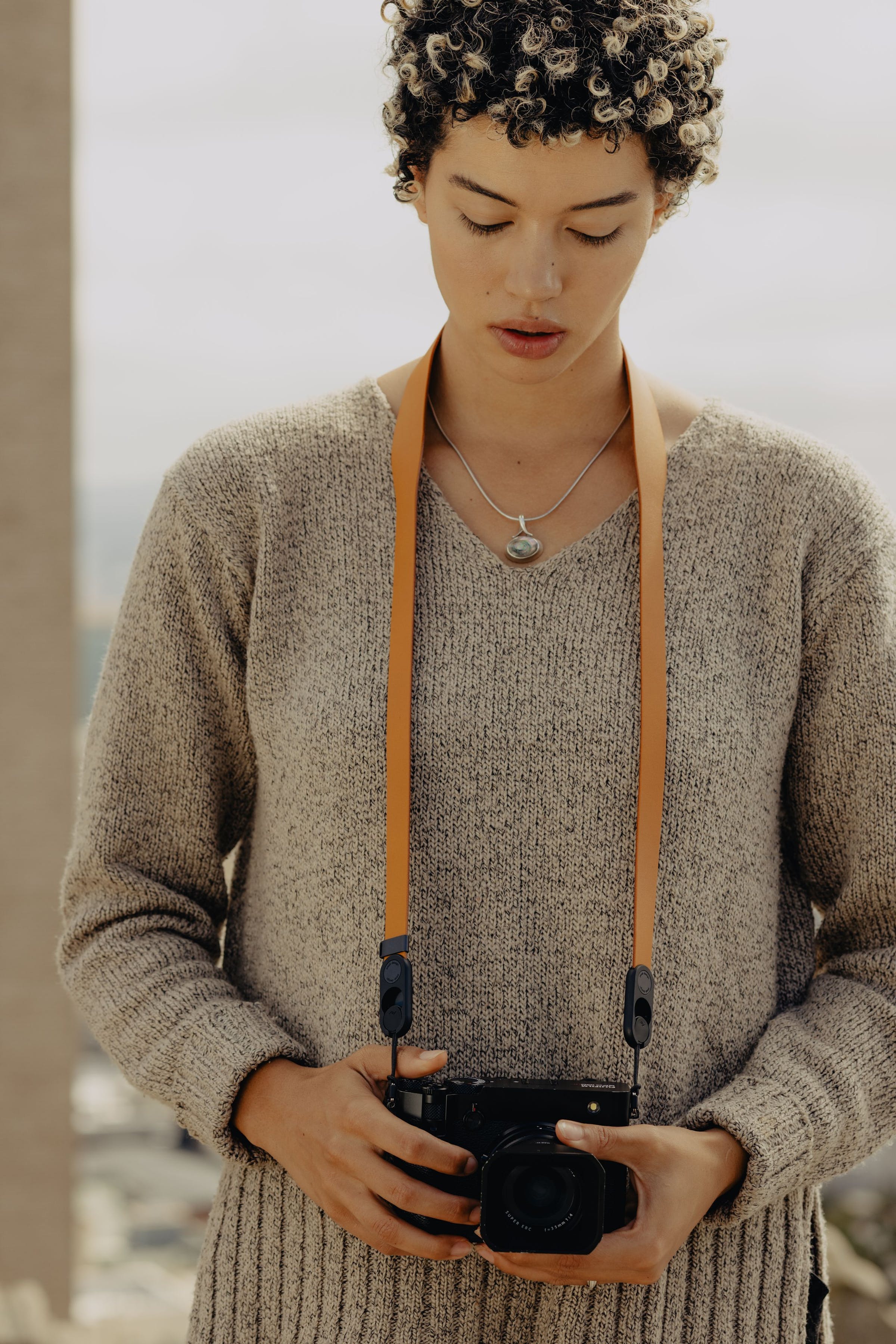 Form - Leather Pelle Camera Strap Standard - Amber