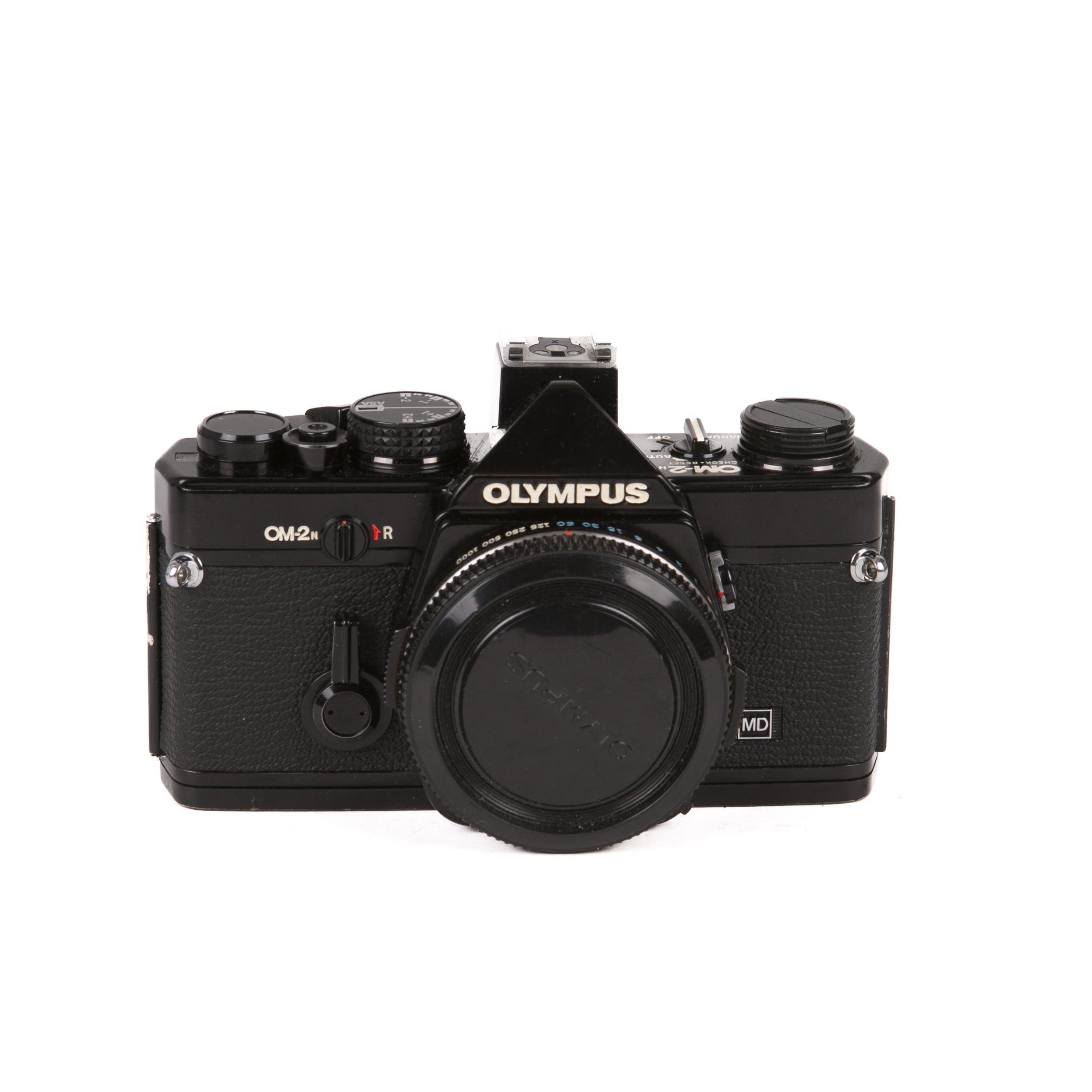 Olympus OM-2N fotocamera reflex pellicola +DORSO DATARIO