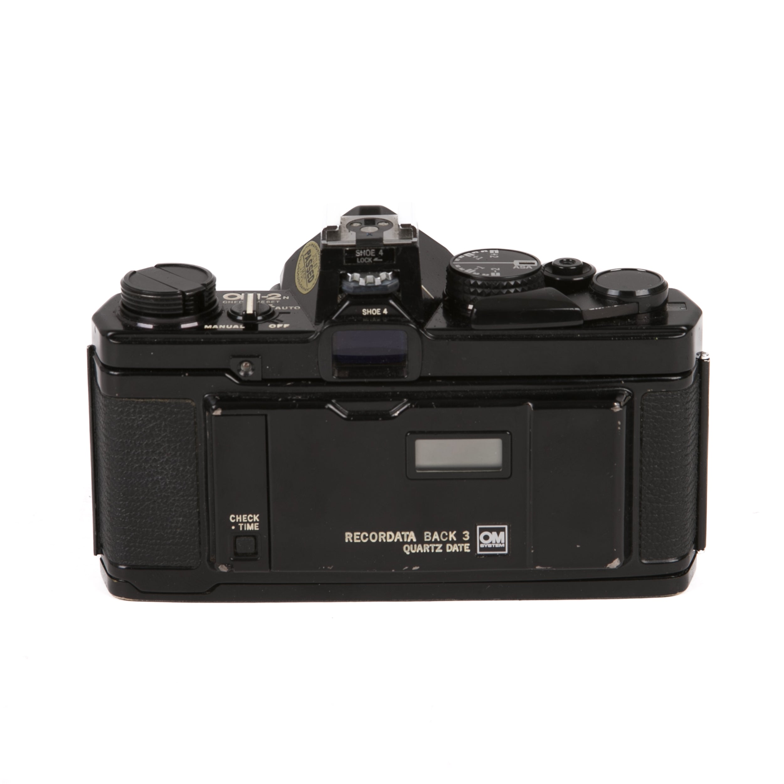 Olympus OM-2N fotocamera reflex pellicola +DORSO DATARIO