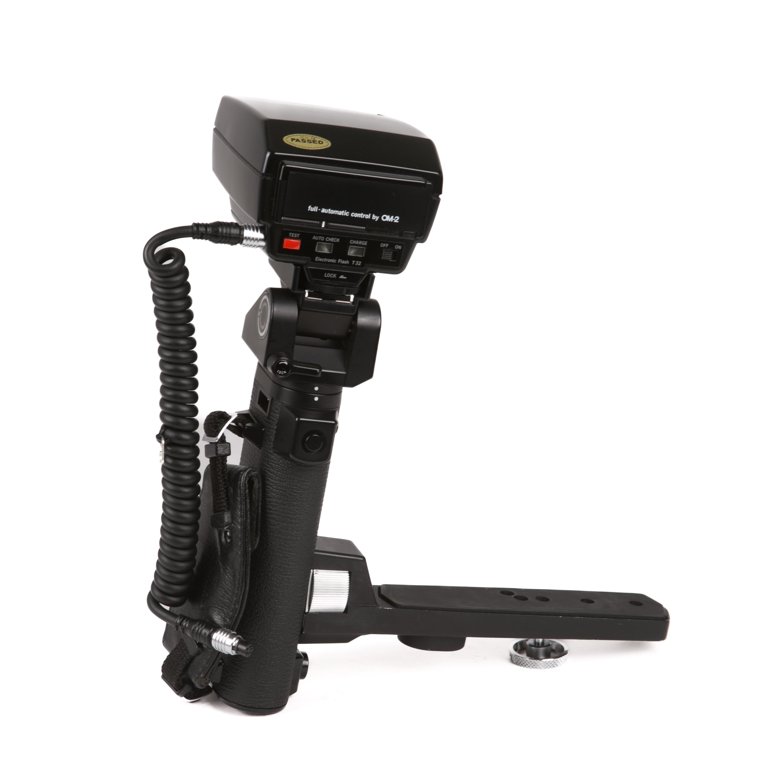 OLYMPUS FLASH T32+POWER GRIP 2+STAFFA ORIZZONTALE