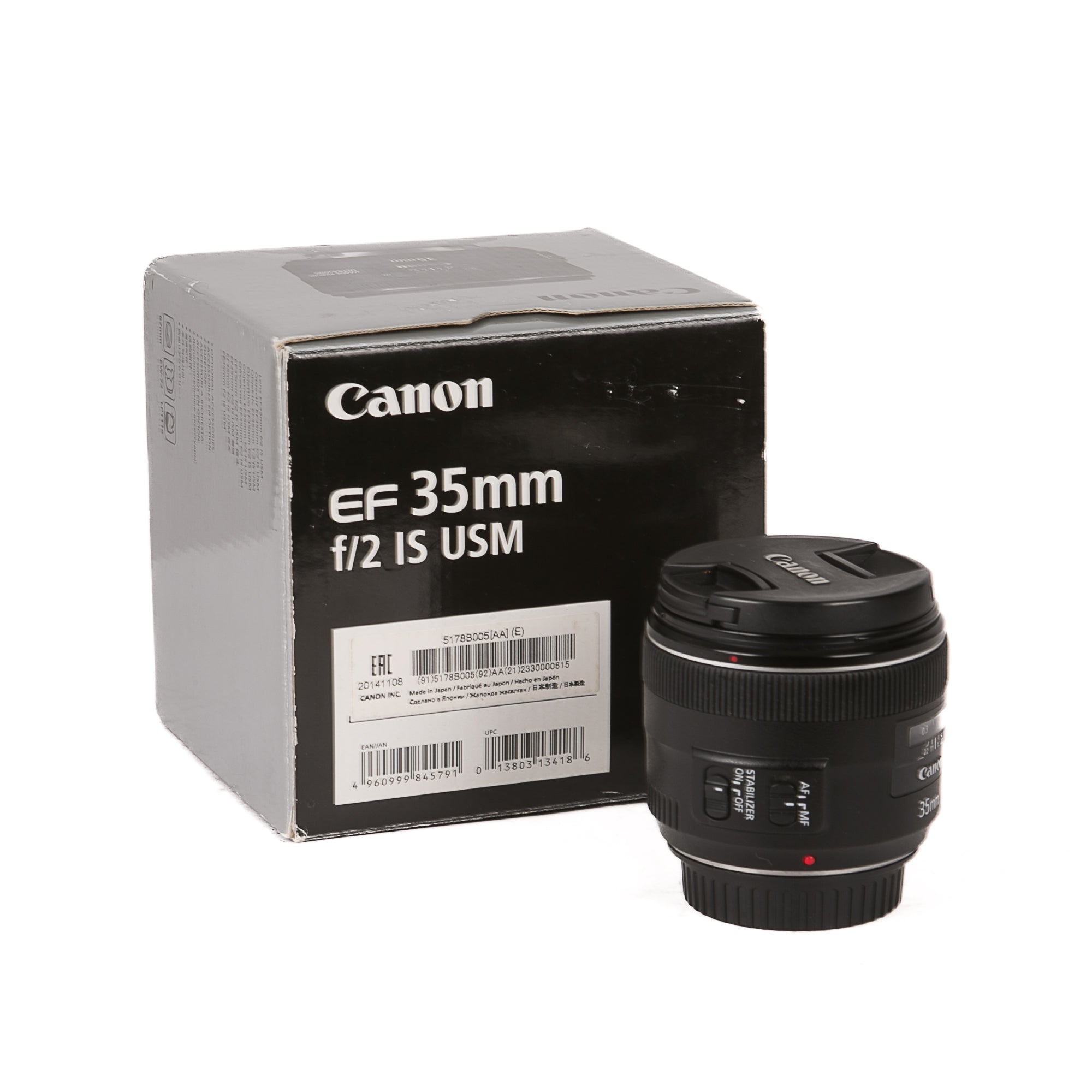 Canon Lens EF 35mm 1:2 is usm Canon EF Mount