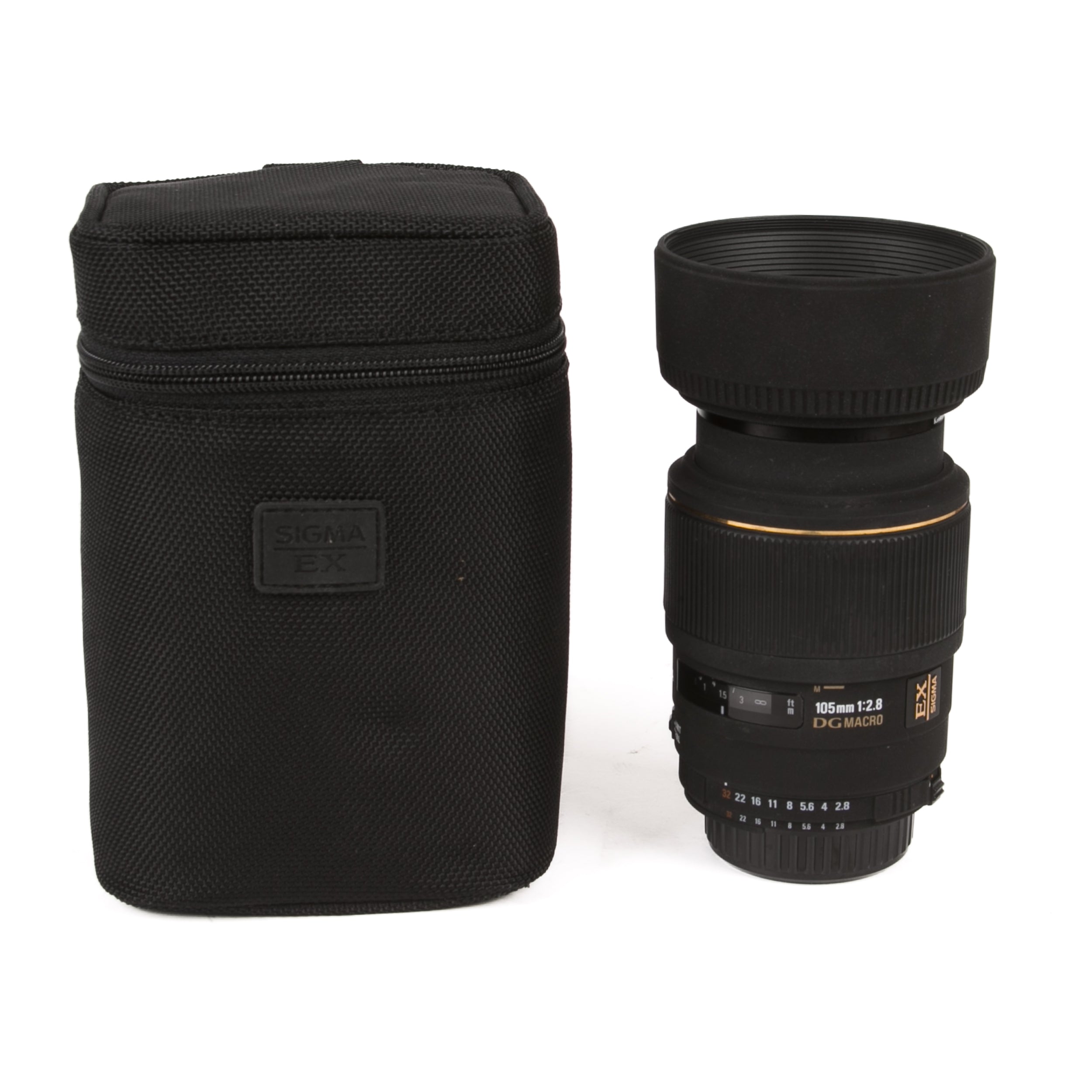 SIGMA 105 mm f/2,8 EX  DG Macro per Nikon F +FILTRO UV