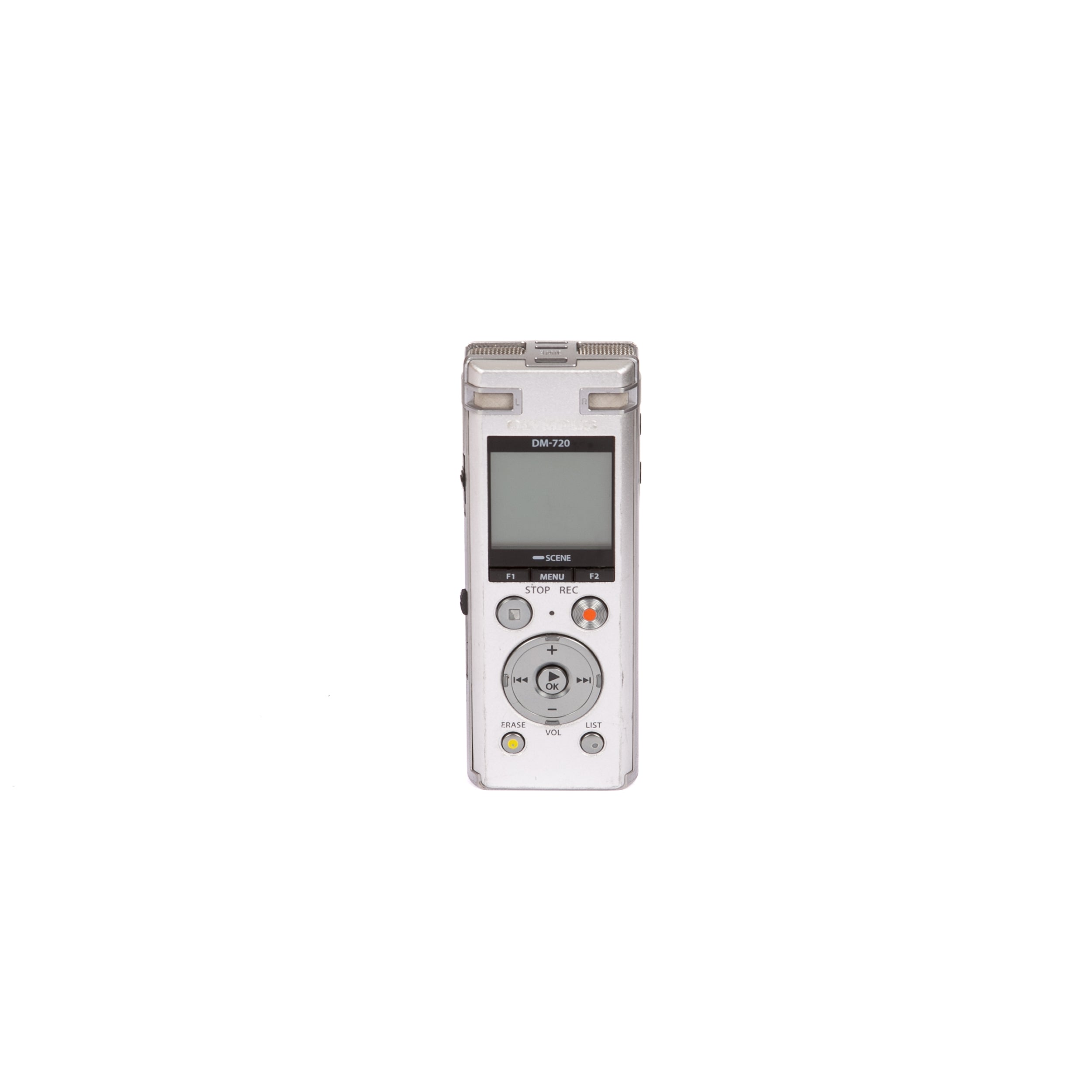 Olympus  DM-720 con 4 GB, slot Micro SD, ricarica USB