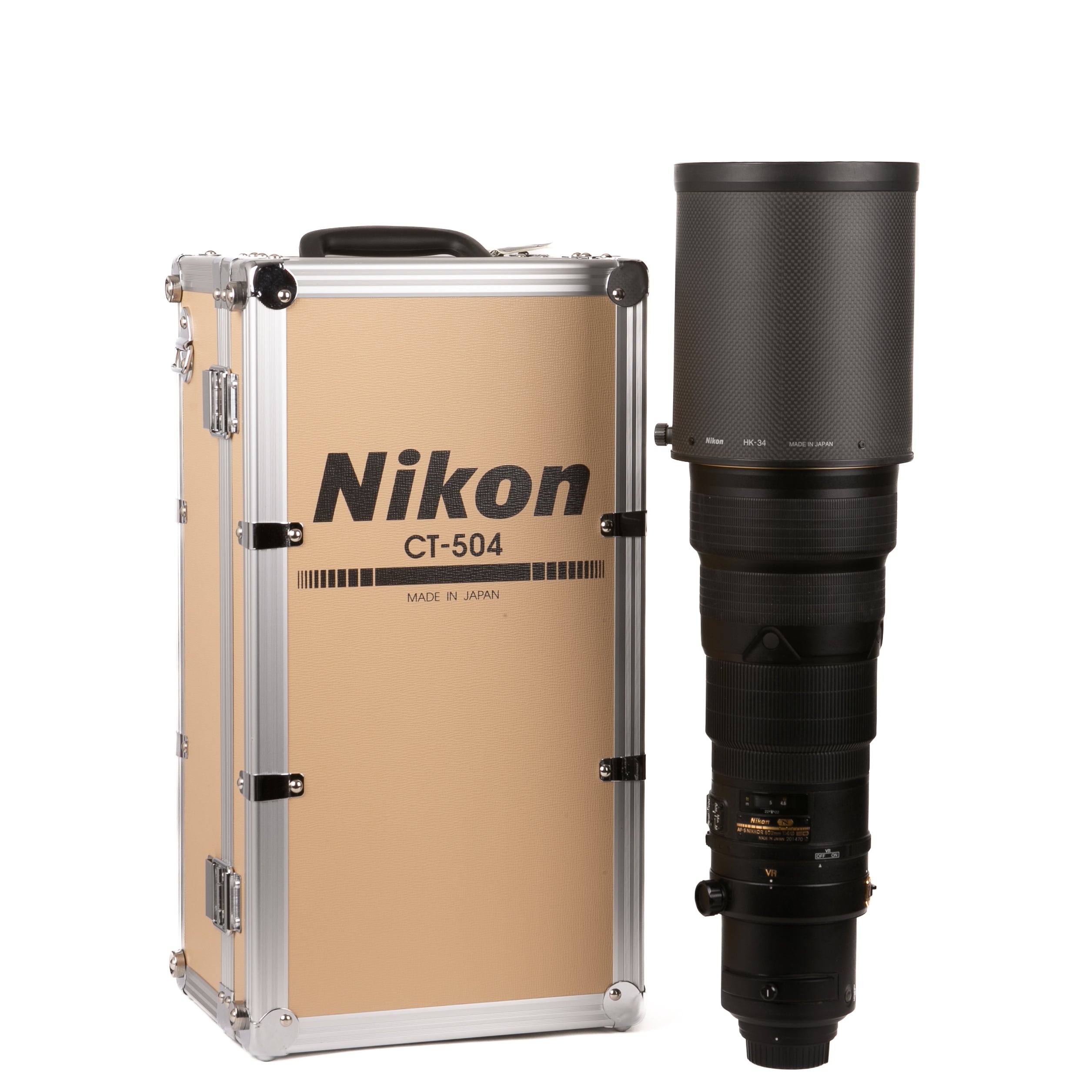 Nikon AF-S Nikkor 500mm F/4 G ED VR N + CT-504