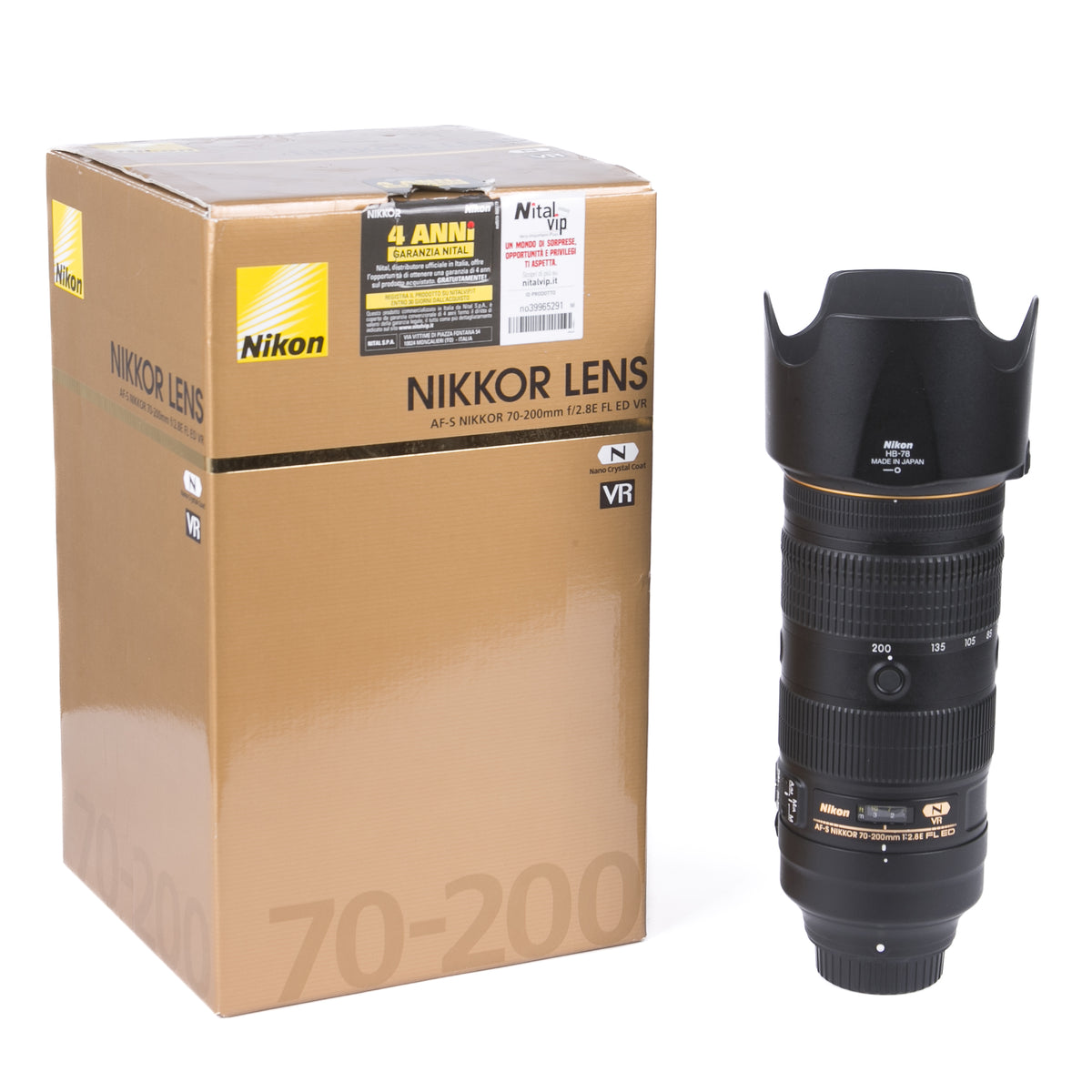 Nikon AF-S 70-200mm F2.8 E FL ED VR
