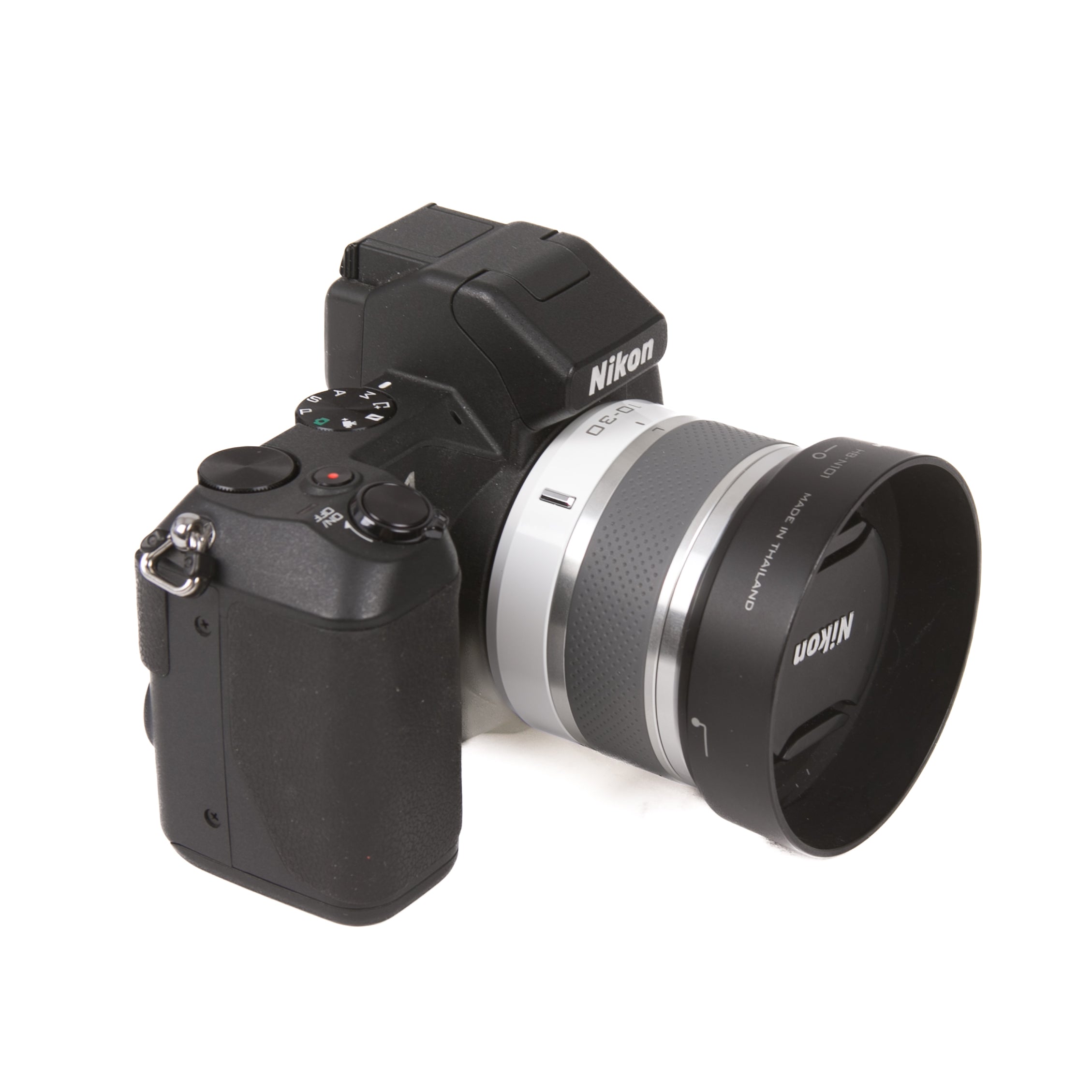 Corpo fotocamera mirrorless Nikon 1 V2 +10-30 BIANCO