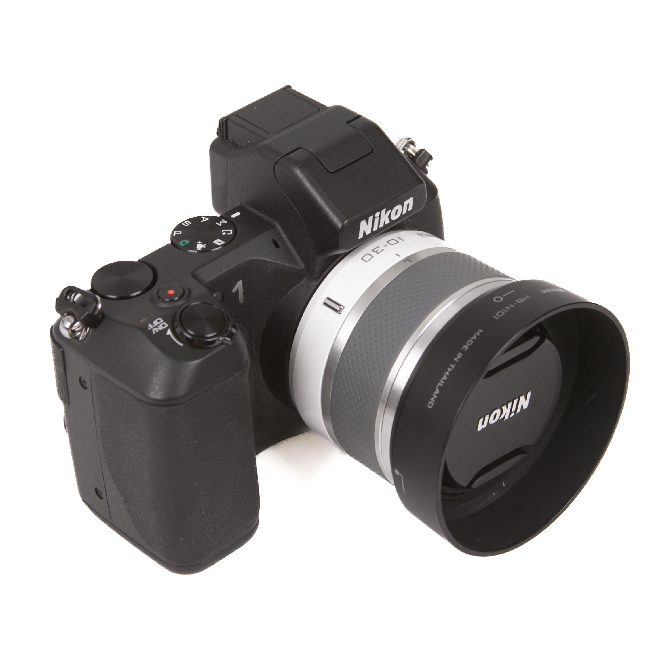 Corpo fotocamera mirrorless Nikon 1 V2 +10-30 BIANCO